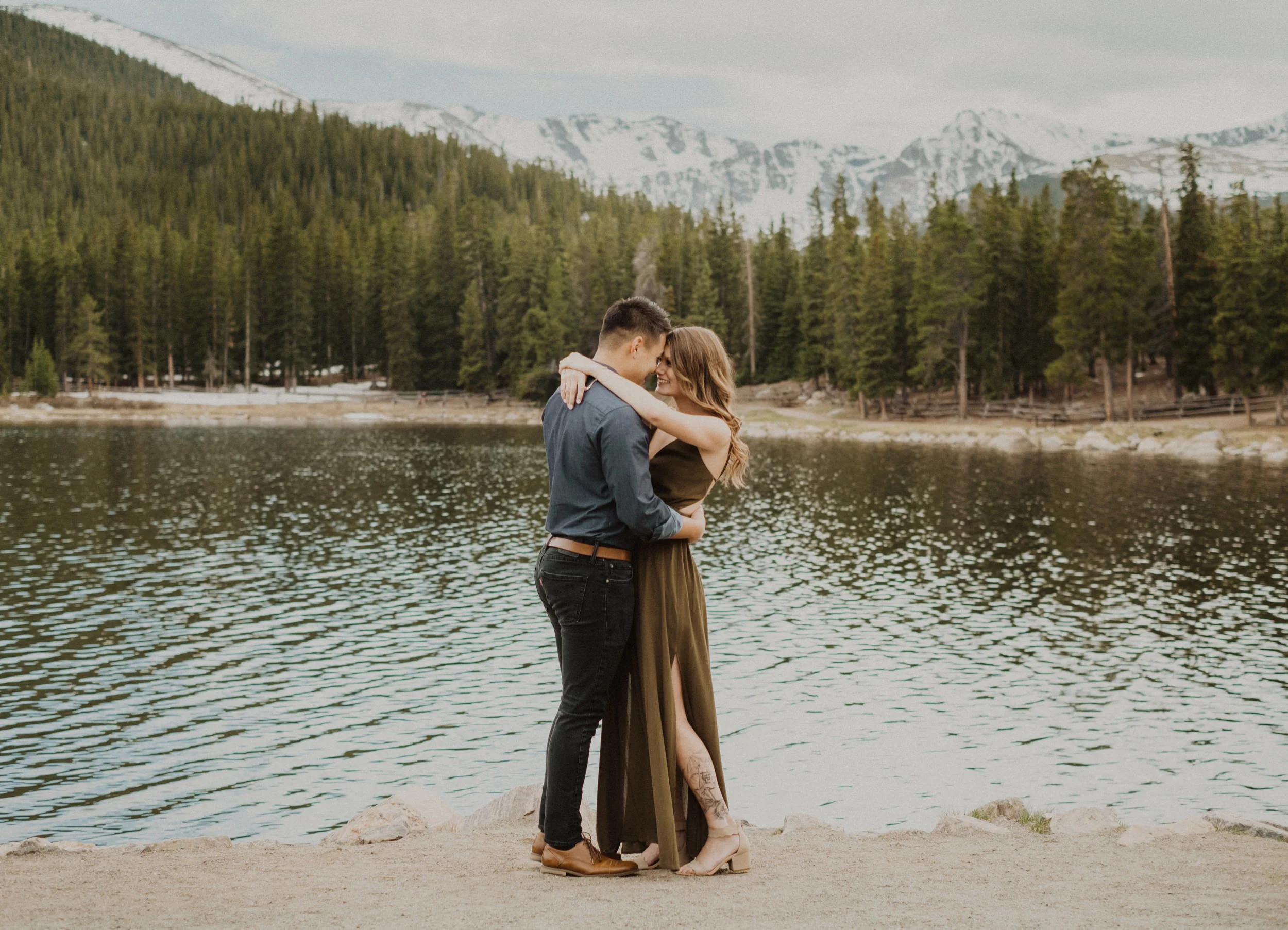 A COLORADO ENGAGEMENT SESSION AT ECHO LAKE, MT. EVANS 