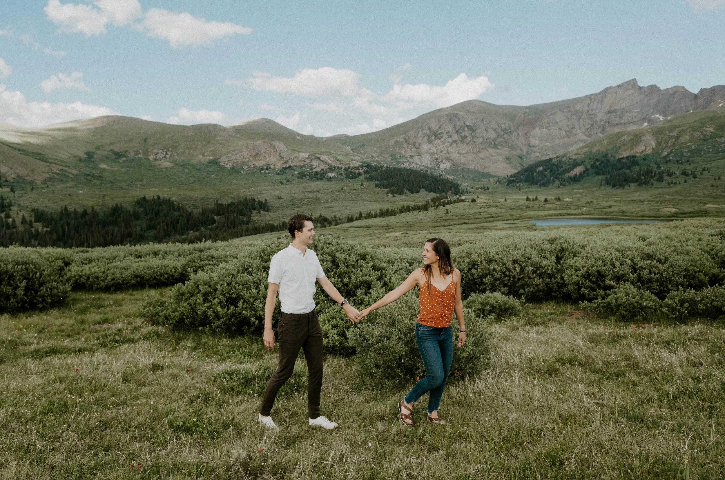  Colorado adventure elopement photographer. Colorado engagement session photographer. Guanella Pass engagement session. Mountain engagement photo ideas. Colorado wedding photographer. Denver wedding photography. Colorado elopement photographer. Georgetown, Colorado sunset engagement session. 