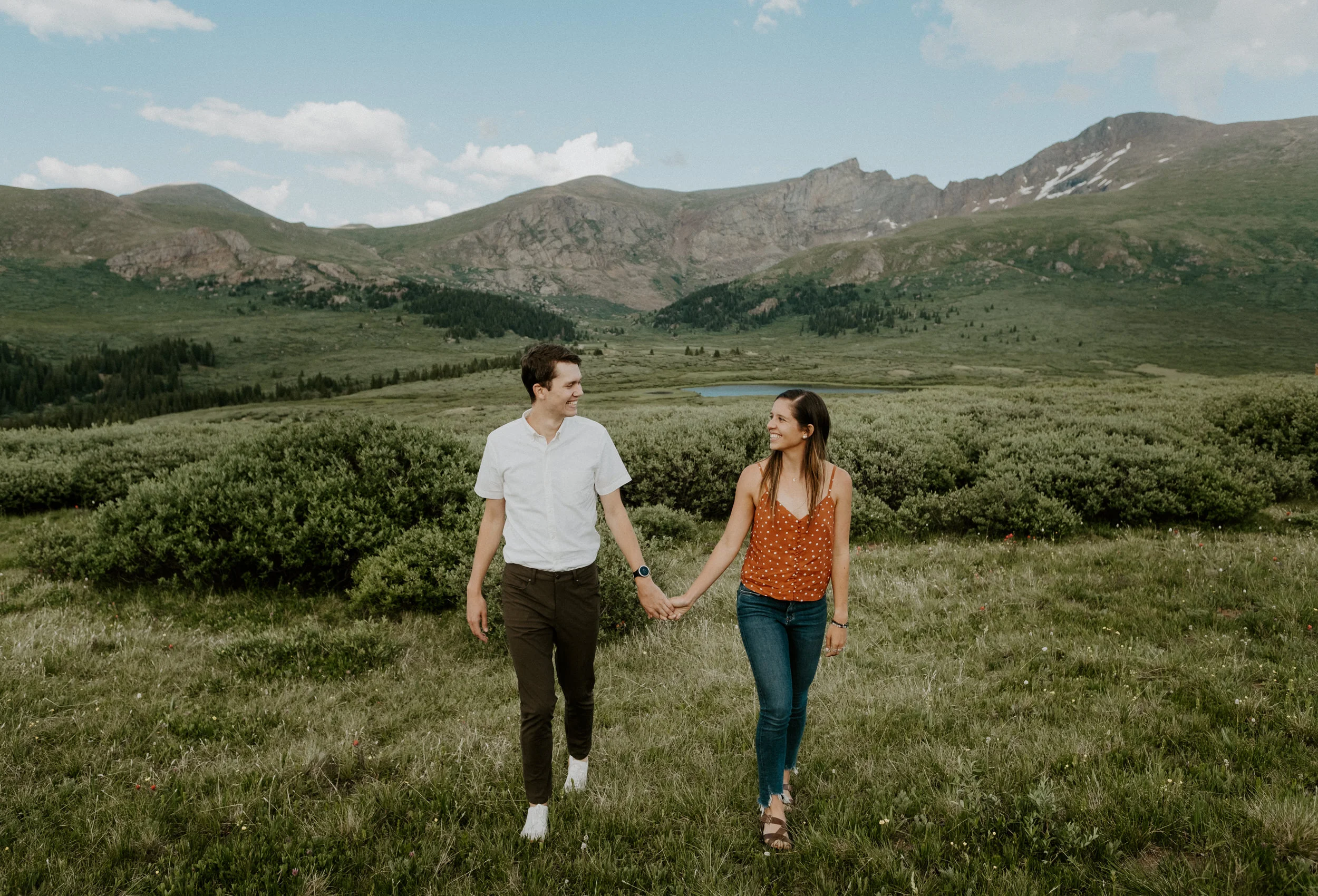  Colorado engagement session photographer. Guanella Pass engagement session. Mountain engagement photo ideas. Colorado wedding photographer. Denver wedding photography. Colorado elopement photographer. Georgetown, Colorado sunset engagement session. Denver wedding and engagement photographer. 
