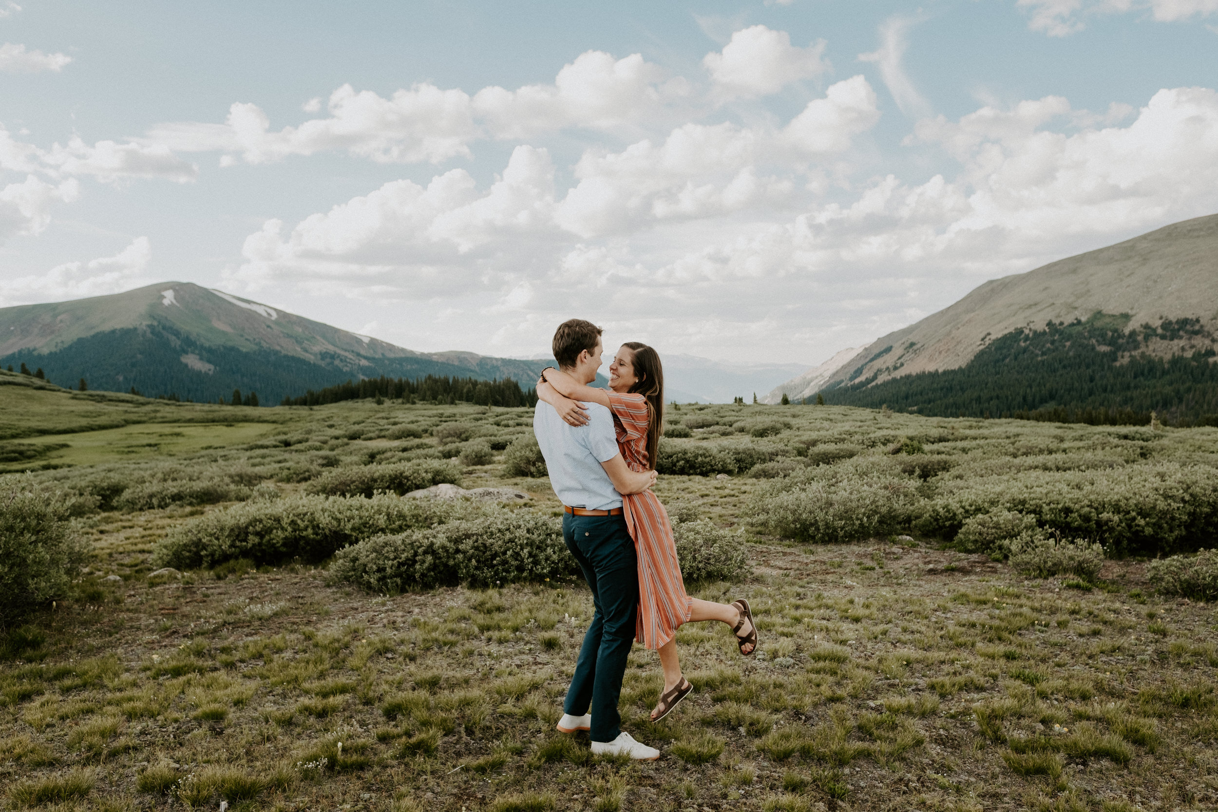  A Guanella Pass engagement session in Georgetown, Colorado. Engagement photo inspiration. Fall engagement photos in Colorado. Colorado adventure engagement session. Colorado engagement photographer. Fall engagement shoot inspiration. Colorado wedding and elopement photographer. Colorado mountain wedding photographer. 