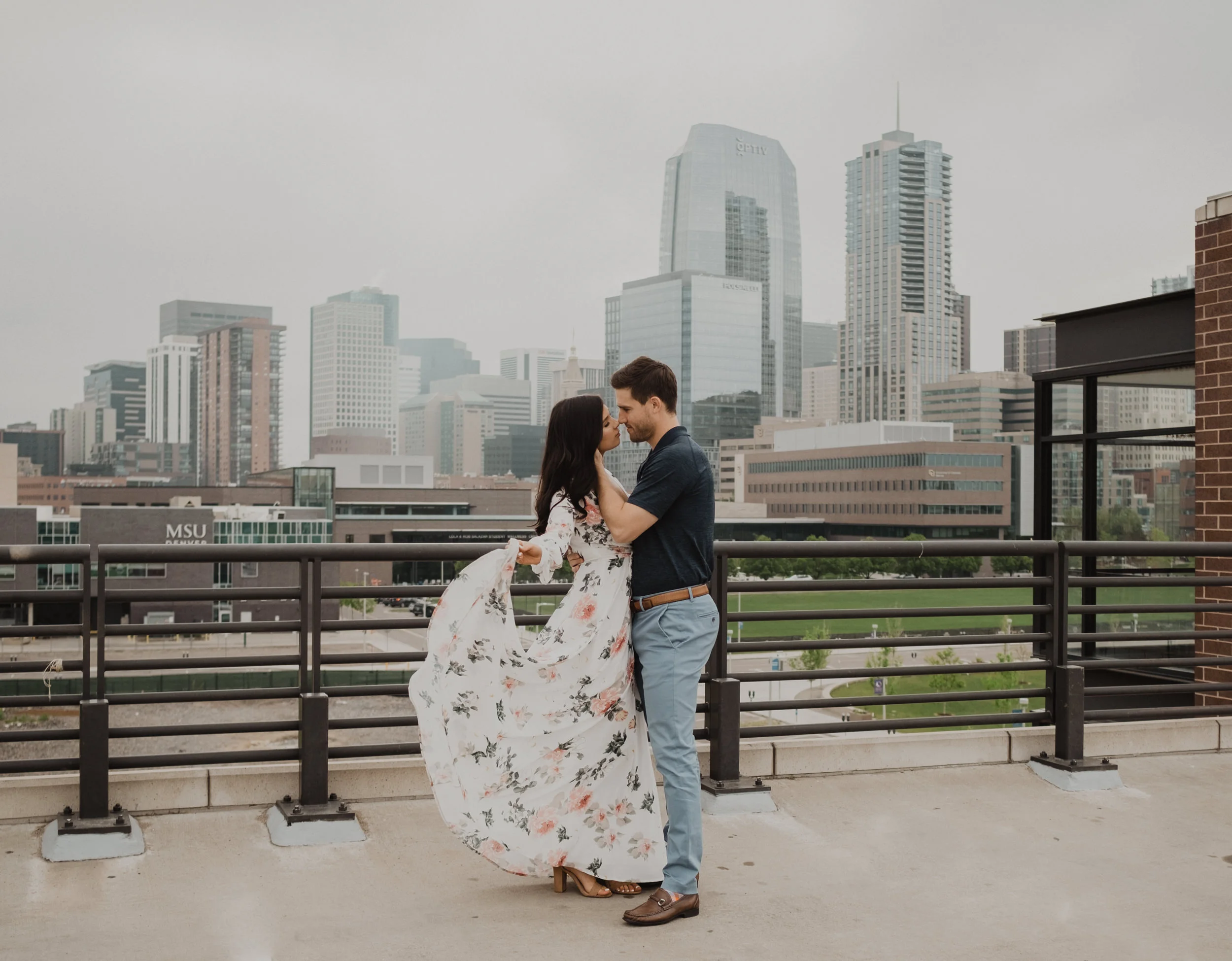 A DOWNTOWN DENVER ENGAGEMENT SESSION AT LARIMER SQUARE AND HOTEL TEATRO