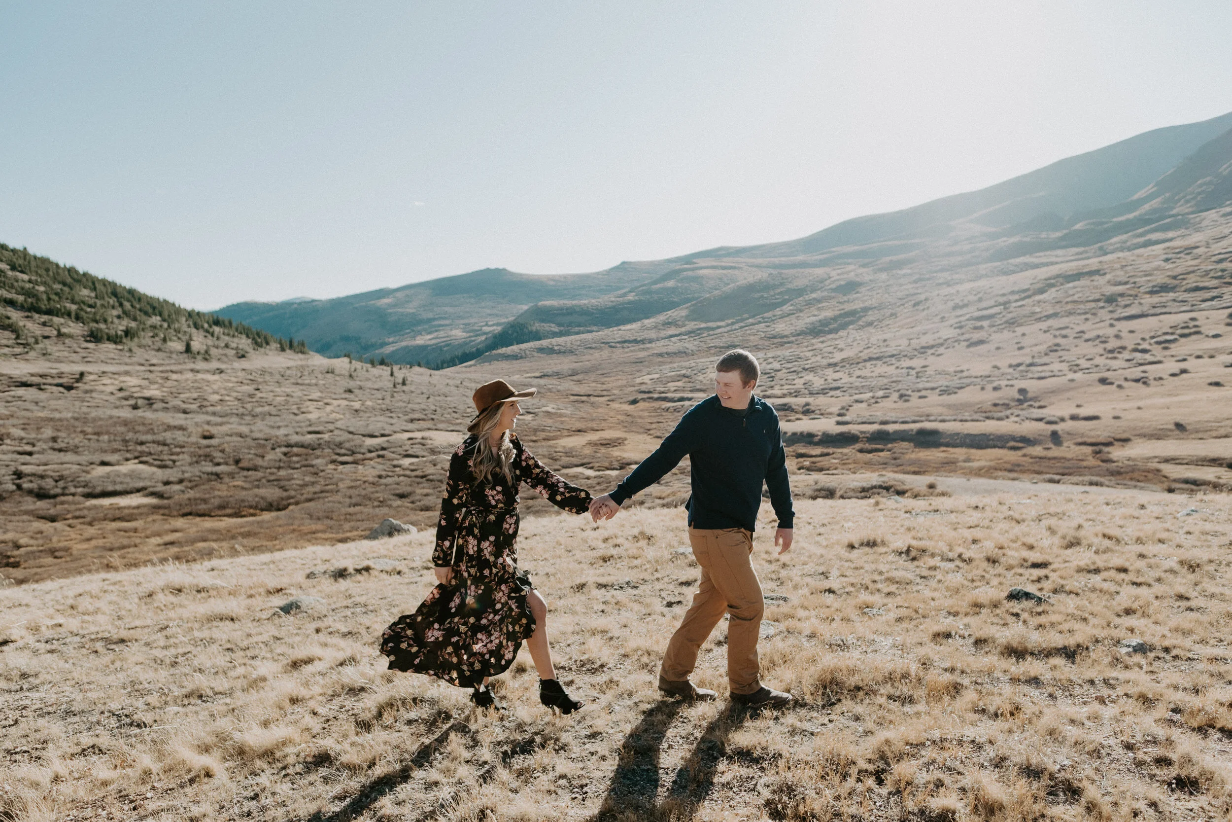  Georgetown, Colorado engagement session. Colorado engagement session photographer. Mountain engagement session. Engagement session outfit ideas. Save the date inspiration. Colorado wedding photographer. Colorado mountain engagement session. Colorado elopement photographer. Colorado engagement session location ideas. Guanella Pass engagement session. 