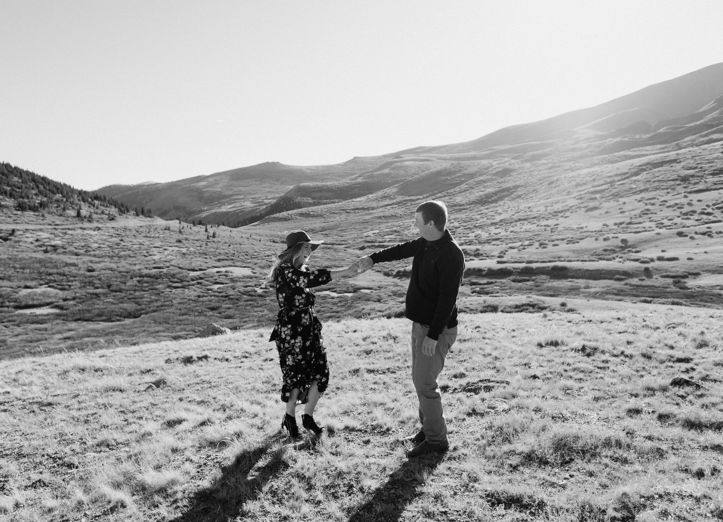  Guanella Pass adventure engagement session. Colorado wedding photographer. Colorado engagement session location ideas. Fall engagement session at Guanella Pass. Fall engagement photo ideas. Save the date inspiration. Colorado engagement photos. Colorado mountain engagement. 