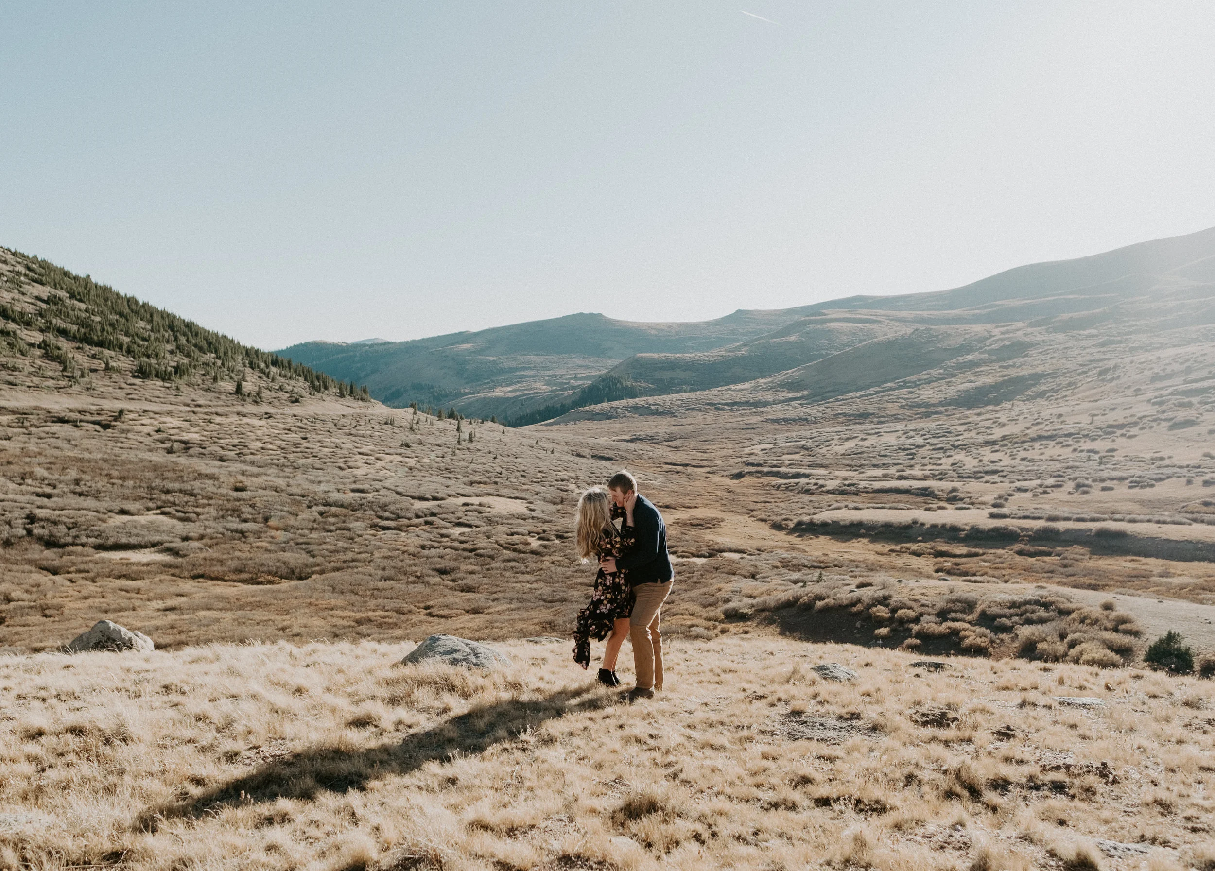  Colorado engagement photos. Colorado engagement session photographer. Guanella Pass engagement session. Save the date ideas. Engagement session outfit ideas. Fall engagement photos. Colorado wedding photographer. Colorado elopement photographer. Guanella Pass engagement photos in Georgetown, Colorado. 