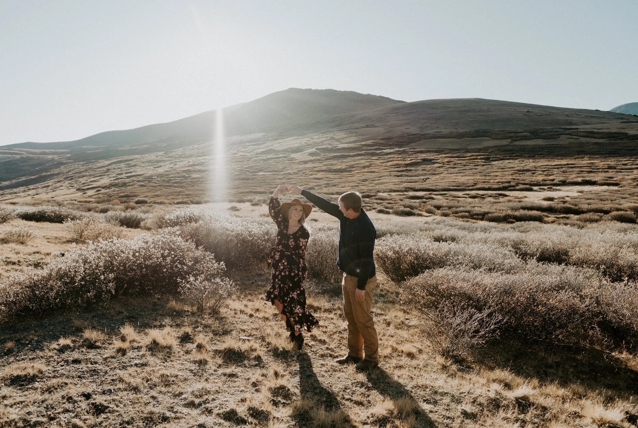  Colorado fall engagement session at Guanella Pass in Georgetown, Colorado. Colorado elopement and wedding photographer. Denver wedding photographer. Engagement session at Guanella Pass in Georgetown, Colorado. . Fall engagement session photos. Colorado mountain engagement session. Colorado engagement session photographer. Engagement session outfit ideas. Save the date ideas. Fall engagement ideas. Adventure engagement session.  