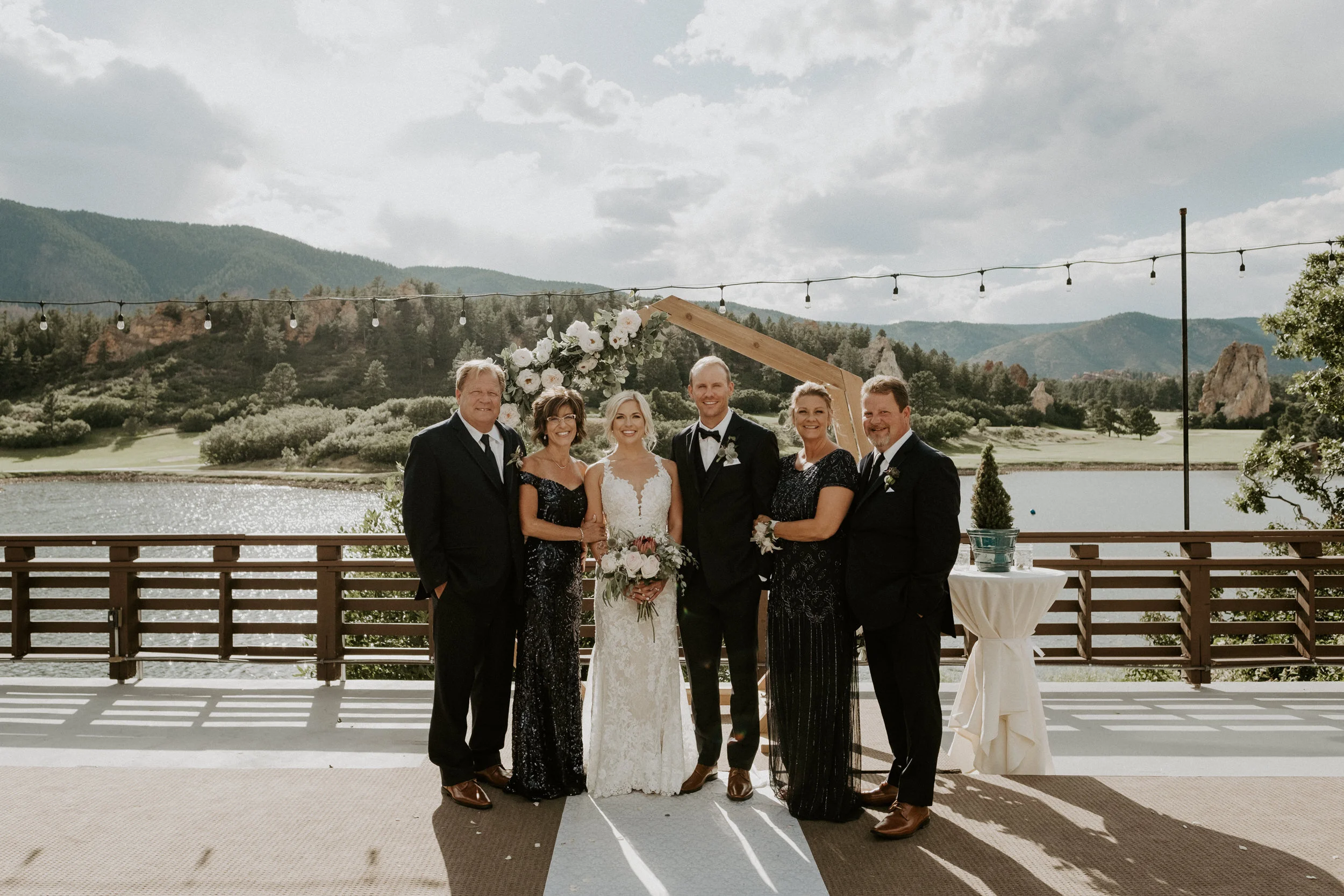  Perry Park Country Club wedding in Larkspur, Colorado. Colorado country club wedding venues. Family formals at Perry Park County Club. Wedding family photo ideas. Family photo inspiration for weddings. Colorado wedding photographer. Colorado elopement photographer. 