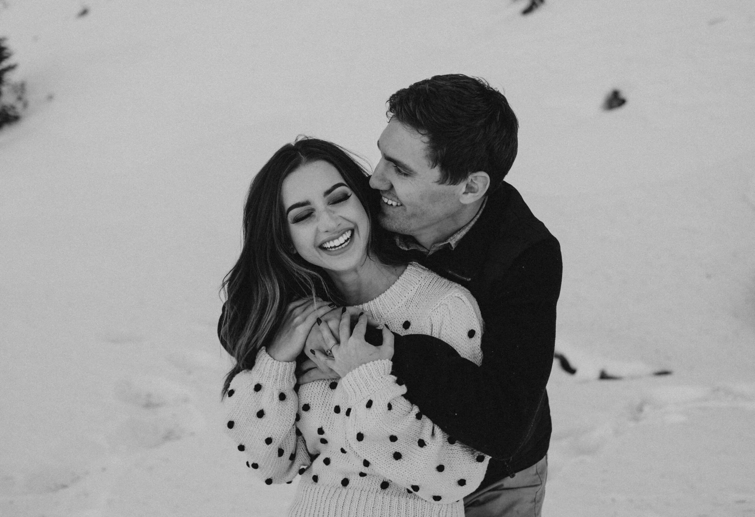  Snowy engagement session photos at Boreas Pass in Breckenridge, Colorado. Breckenridge, Colorado wedding and elopement photographer. Breckenridge engagement session at Boreas Pass. Colorado wedding photographer. 