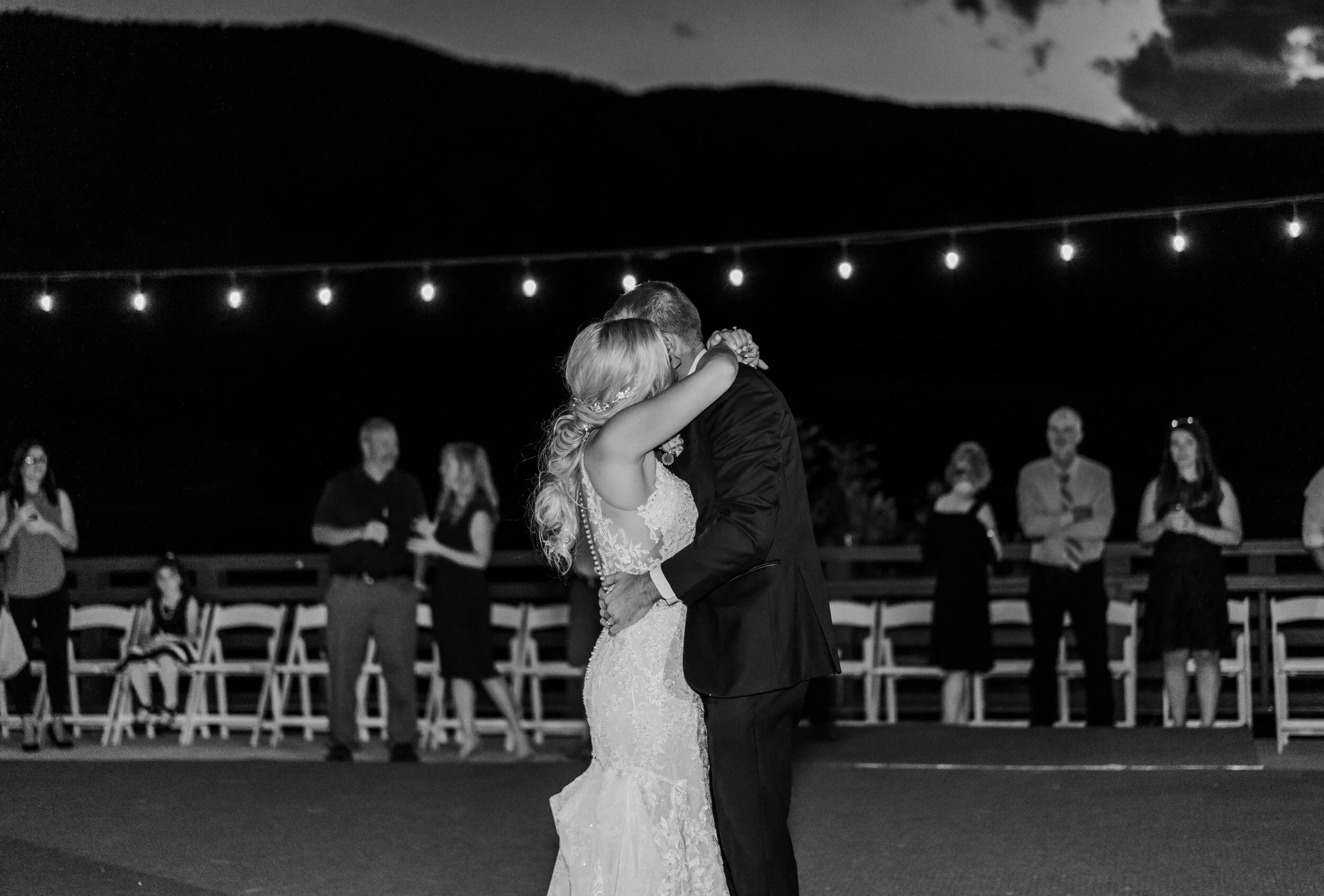  Couples first dance at Perry Park Country Club. First dance ideas. Wedding reception at Perry Park Country Club. Larkspur, Colorado wedding at Perry Park Country Club. Colorado wedding venue. Wedding reception ideas. Colorado wedding photographer. Colorado elopement photographer. Colorado mountain wedding. Colorado wedding photography. 