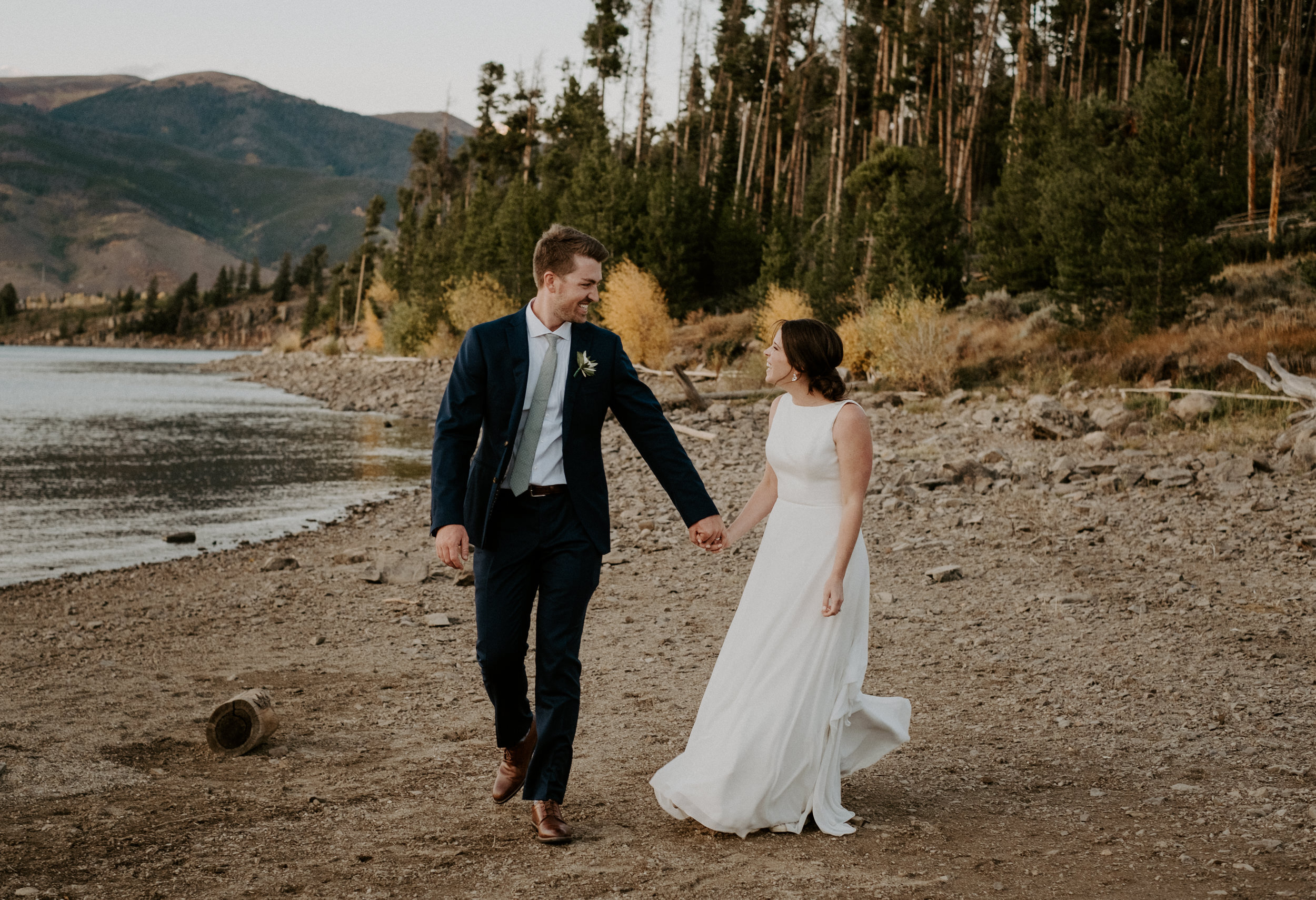 A WINDY POINT CAMPGROUND WEDDING IN DILLON, COLORADO