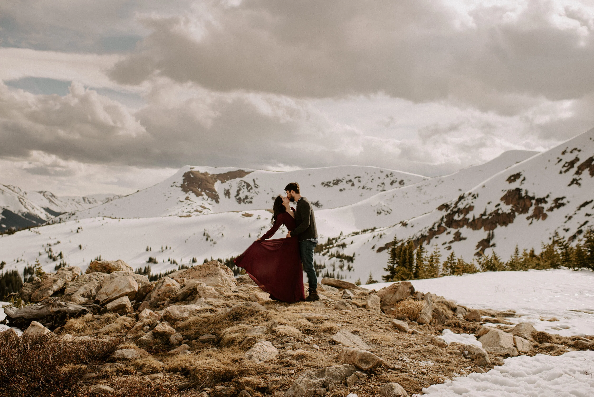  Winter Park, Colorado adventure engagement session. Winter Park wedding and elopement photographer. Colorado elopement photographer. Engagement session outfit ideas. Save the date inspiration. Colorado wedding photographer. Colorado mountain engagement session. Colorado engagement session location inspiration. 