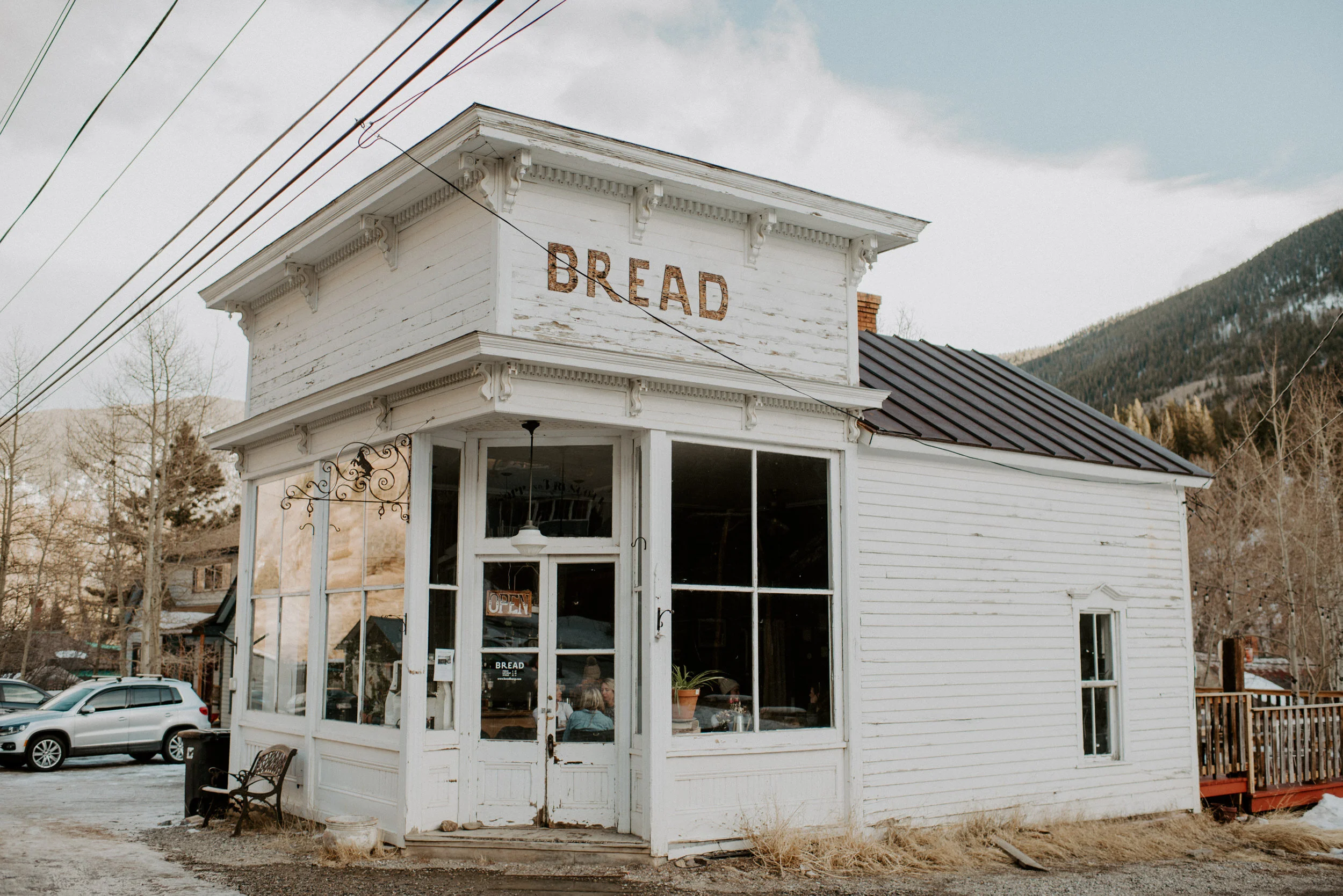  Bread Bar Silver Plume, Colorado. Bread Bar wedding reception. Bread Bar engagement photos. Colorado wedding and elopement photographer.  