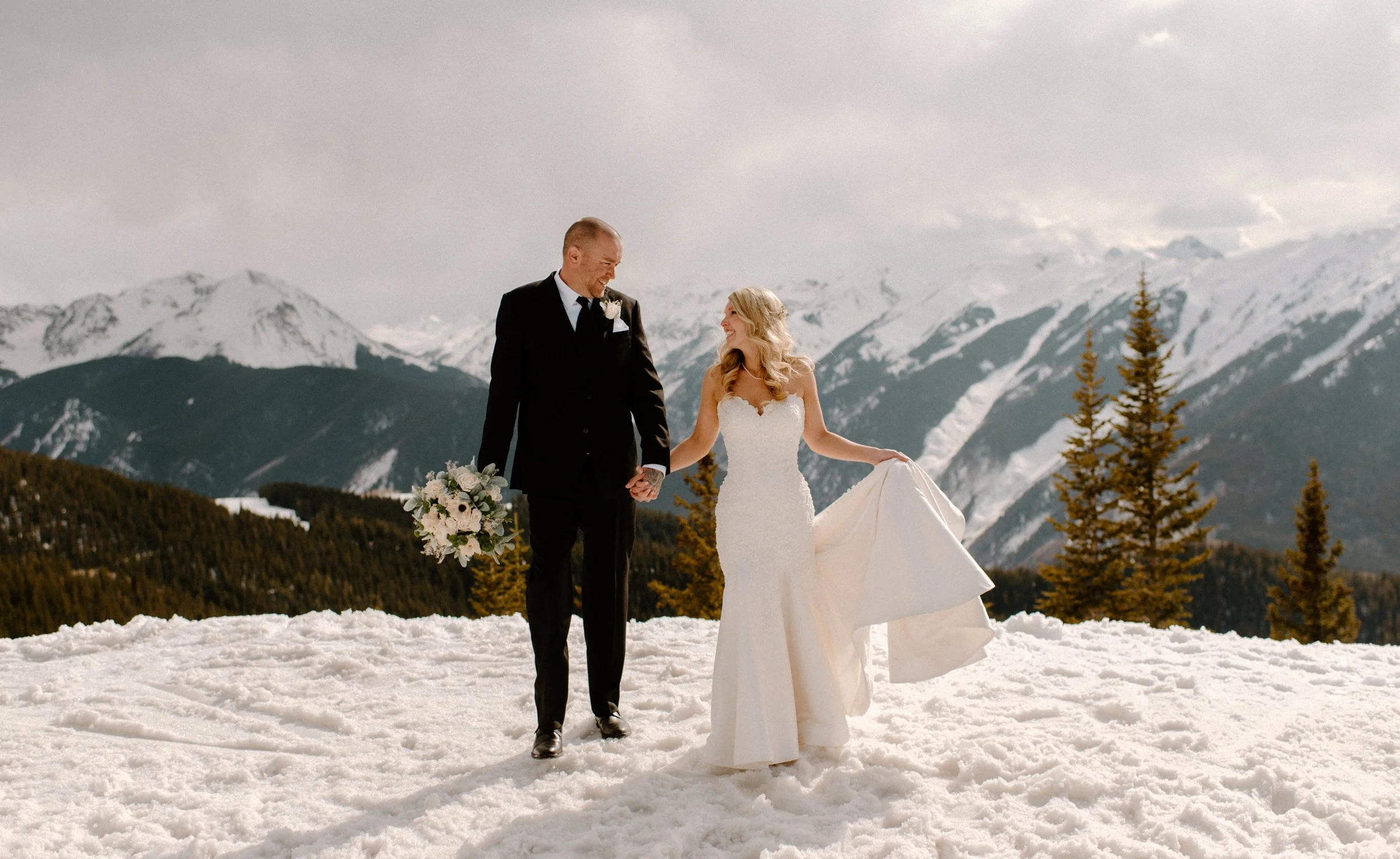 A WINTER WEDDING IN ASPEN, COLORADO AT THE LITTLE NELL 