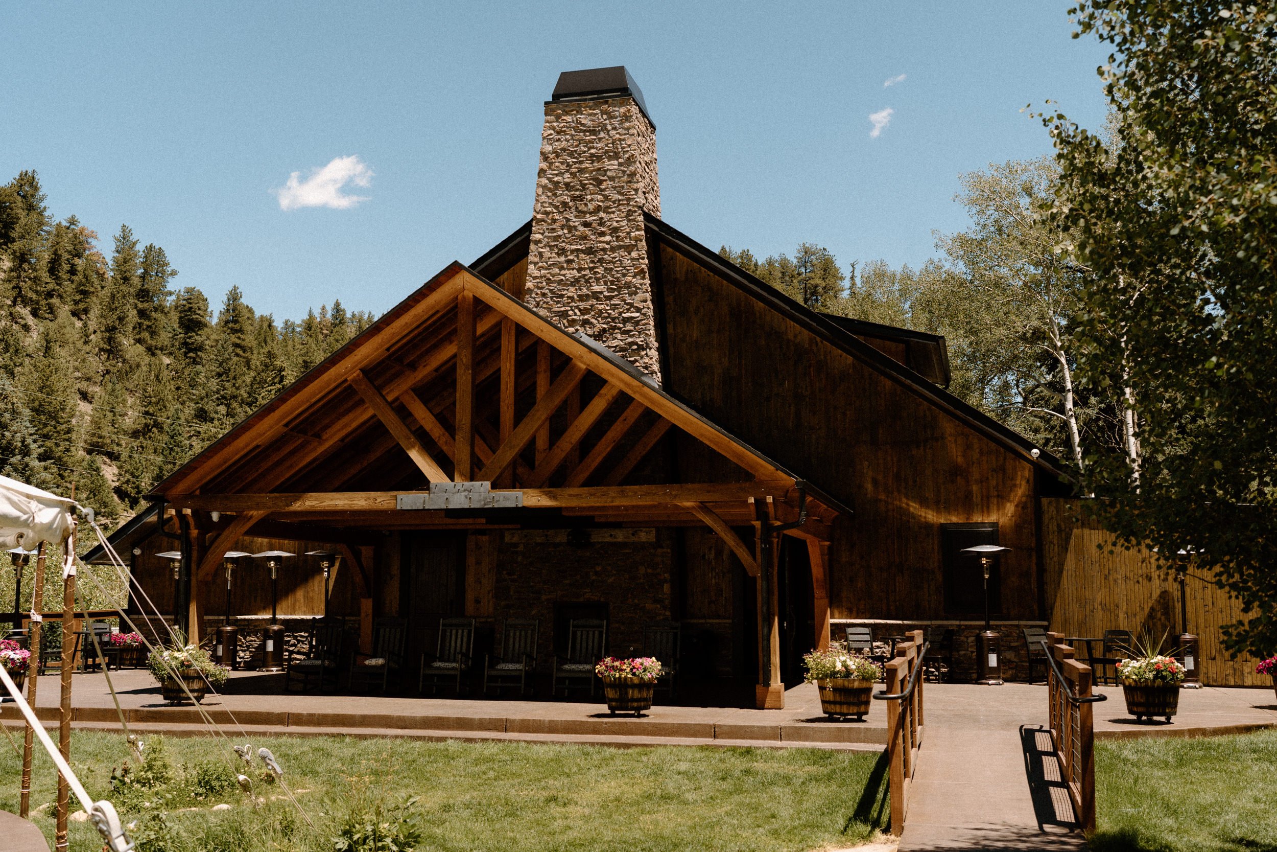 Blackstone Rivers Ranch venue on a wedding day