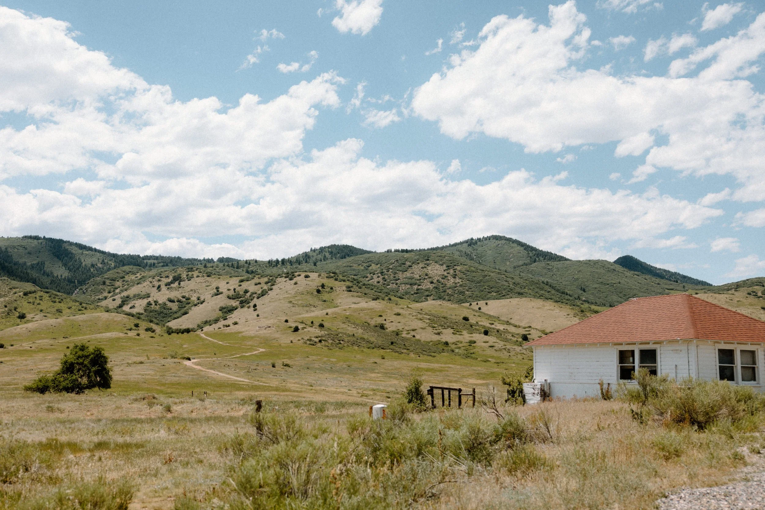 View of the mountains from a wedding at The Manor House