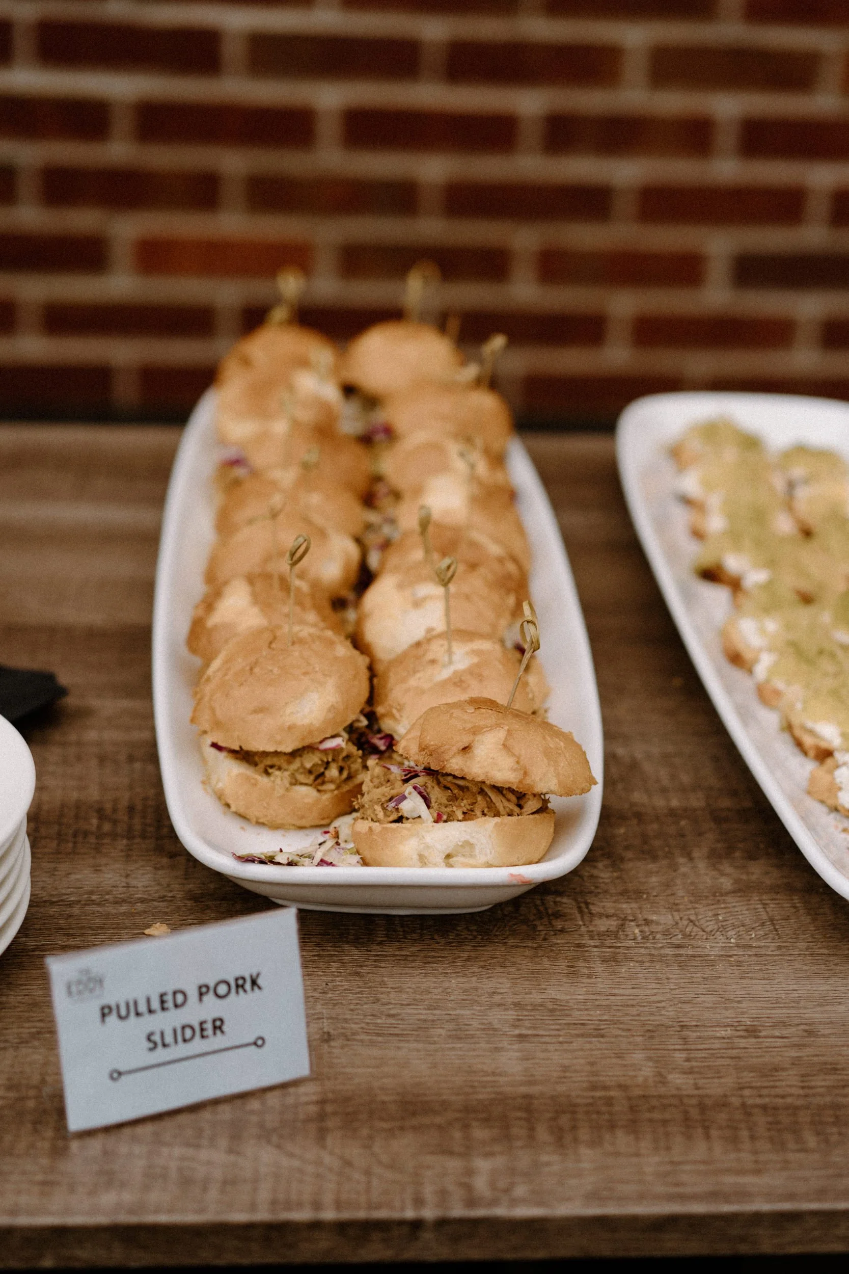 Appetizers from a wedding at The Eddy in Golden Colorado