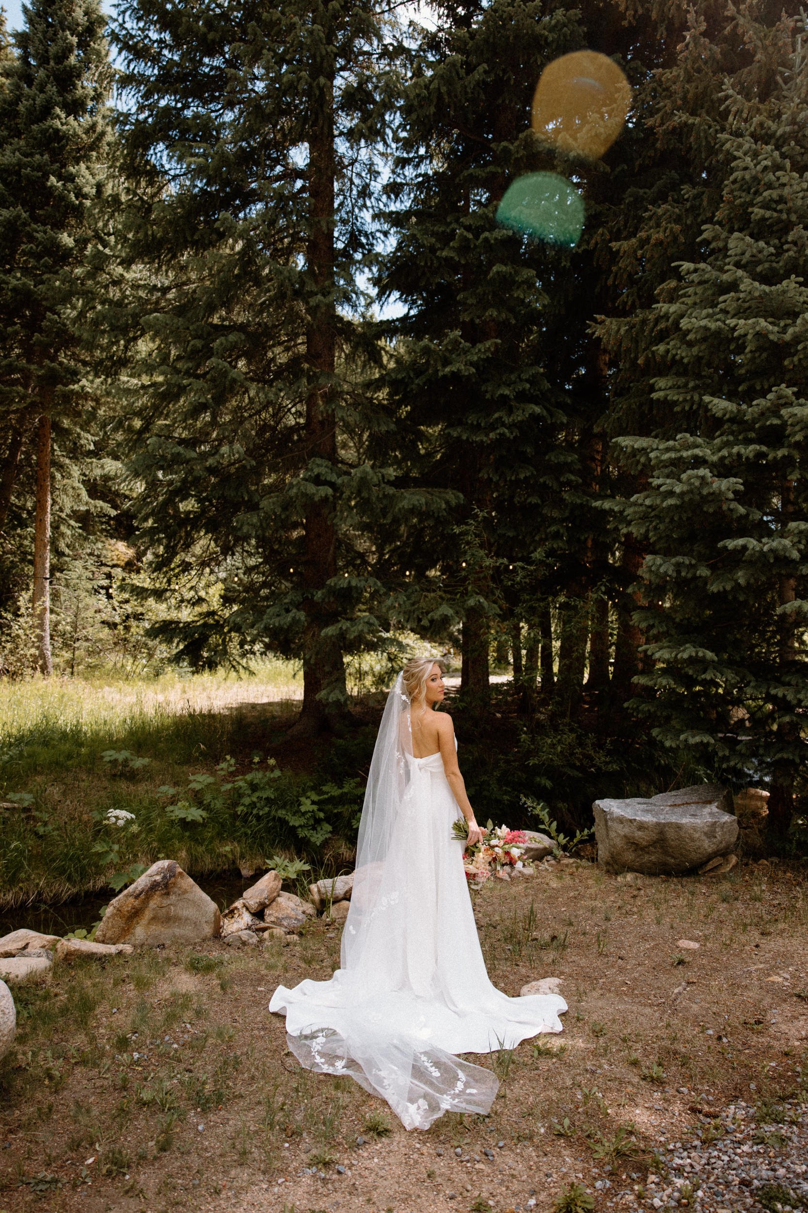 Bridal portrait from a wedding at Blackstone Rivers Ranch