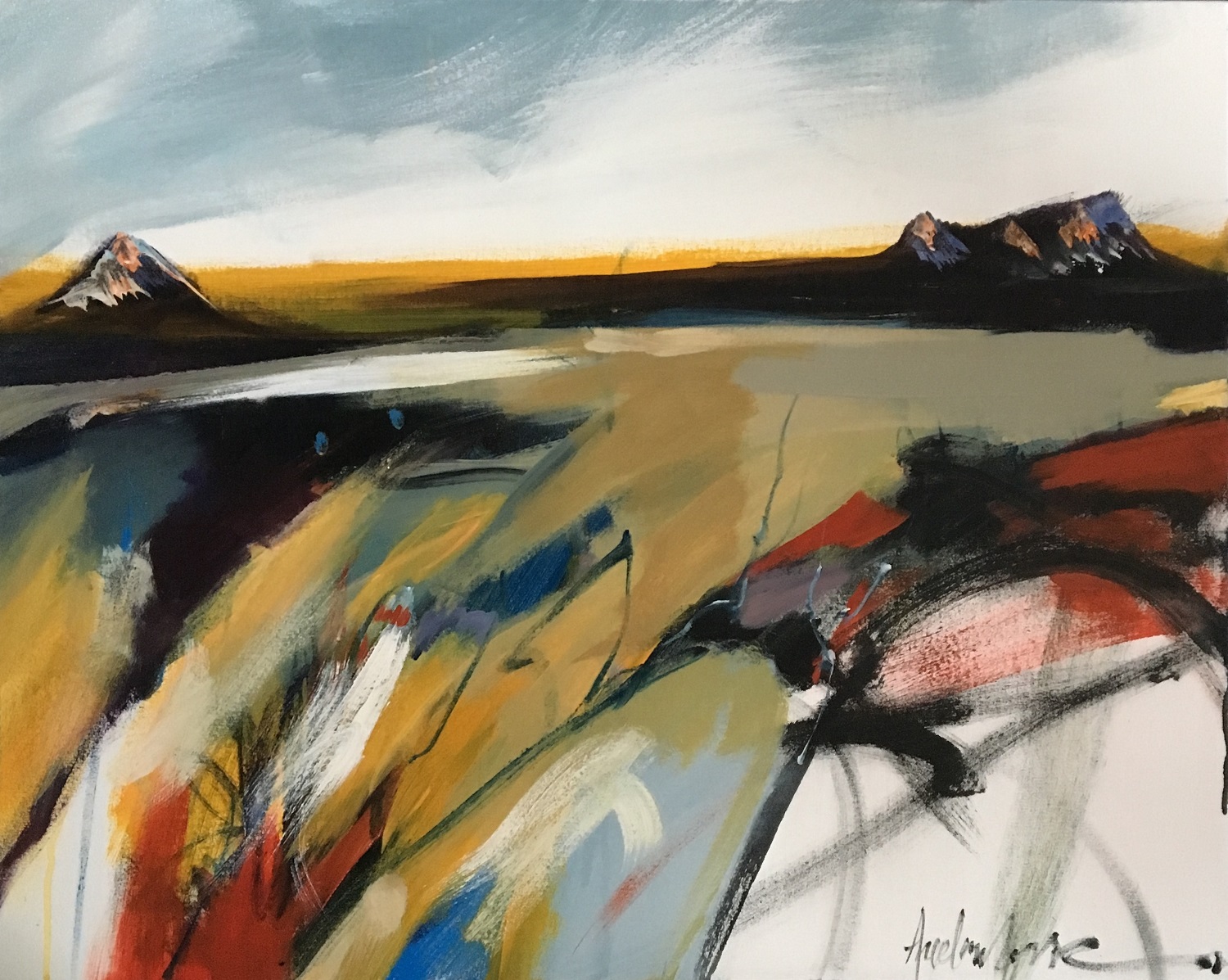 Several Miles from the Sun - 61cmx76cm (24’x30’) - Sold
