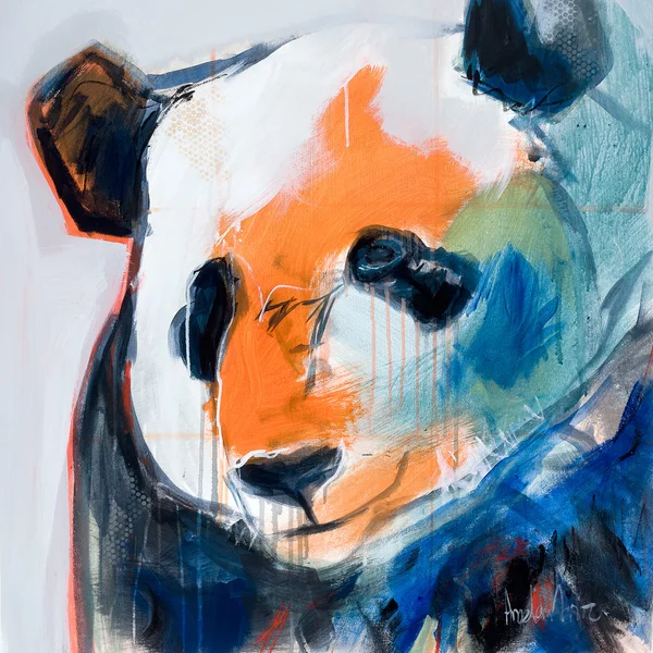 Just Call Me Pand - 76cmx76cm (30’x30’) - Sold