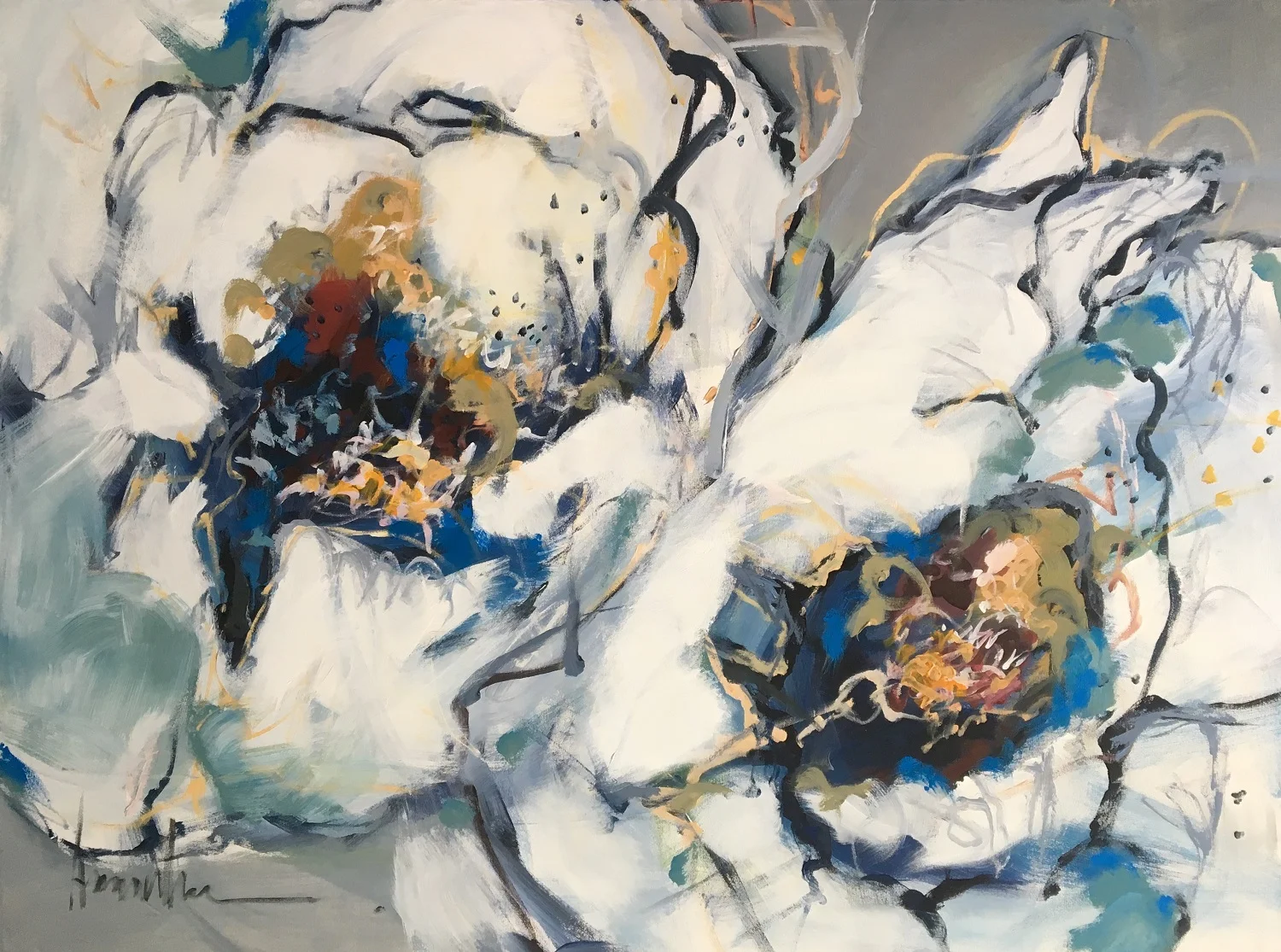Softly Blooming - 91cmx122cm (36'x48')- SOLD