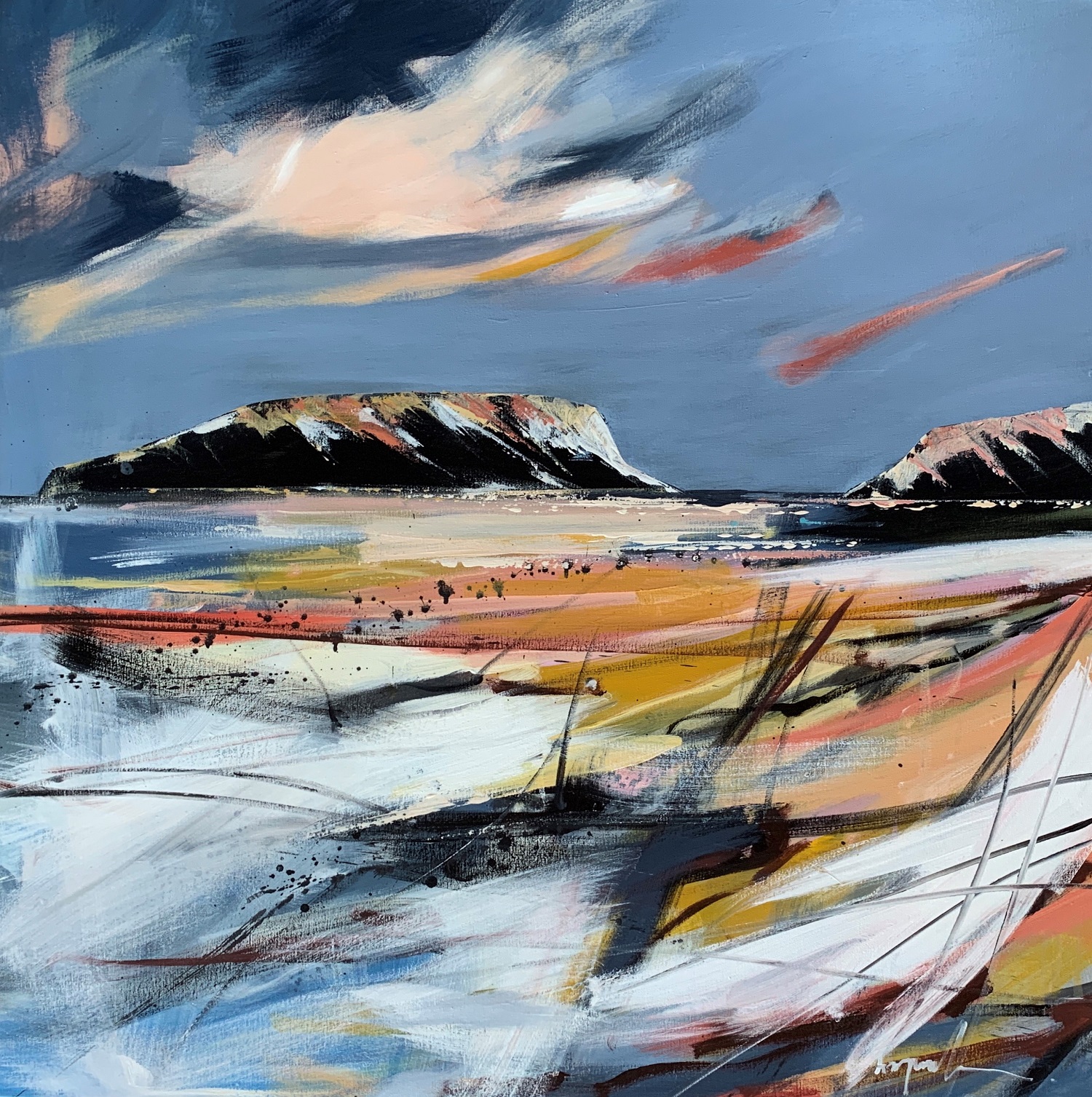 I COULD ALMOST GO THERE - 100cmx100cm (40 X 40 inch)- SOLD