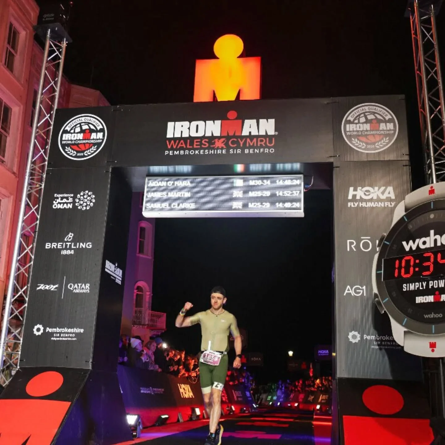 @aidohara You are an IRONMAN!

Not just any Ironman, @ironman_uk Wales is one of the toughest courses Ironman has to offer.
It also boasts one of the best crowds you'll ever see on course!!
Epic.

Congratulations Aidan. Absolutely monster achievement