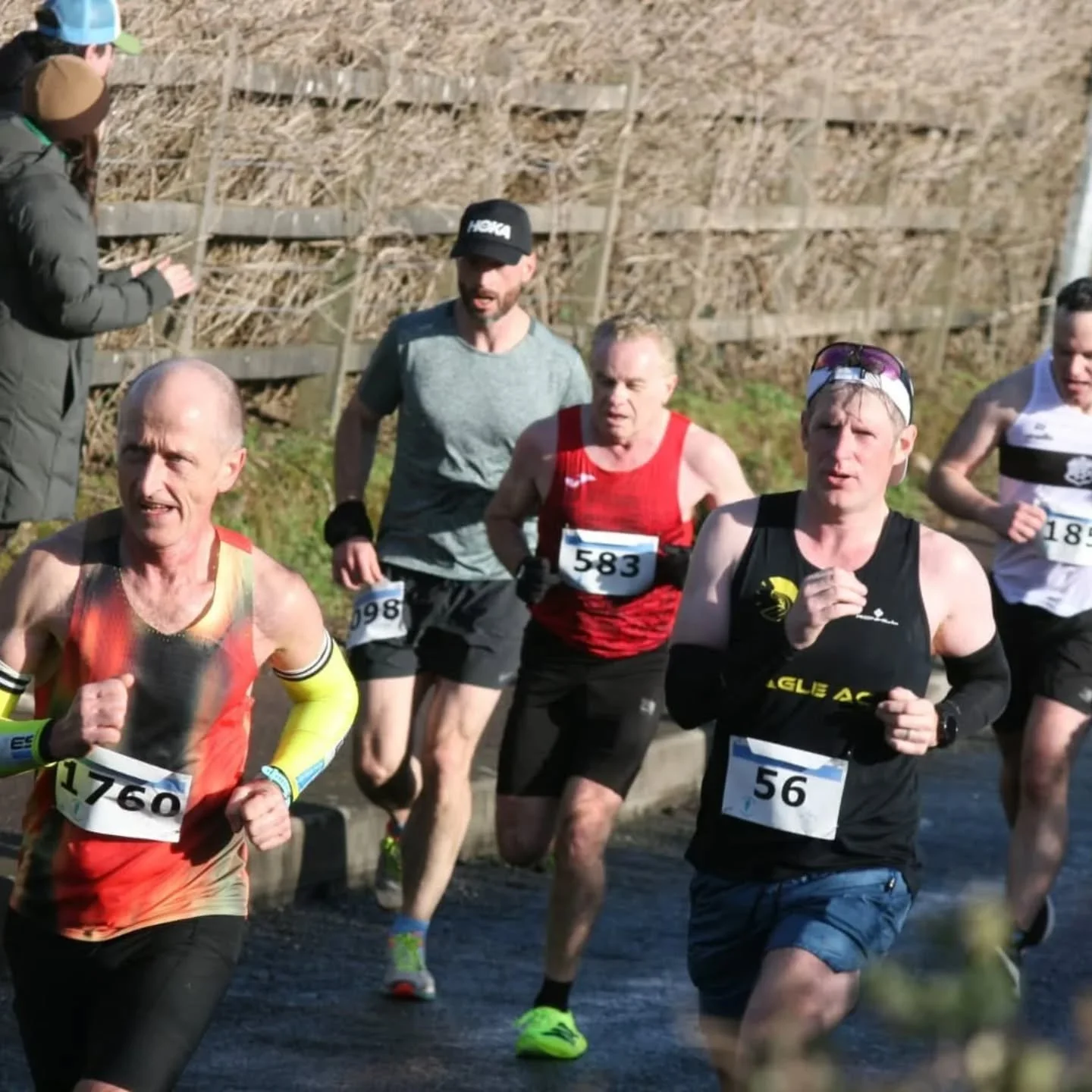 Dungarven 10 miler - my favourite kick start to the year!

It's been much tougher getting back into shape than it used to be. I won't blame age, not yet. 
I'm really enjoying the challenge. 

I thought I was being conservative with my 64 minutes plan