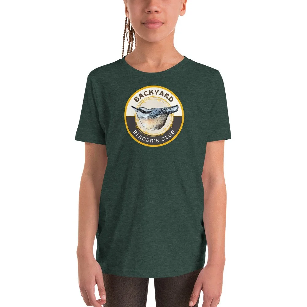youth-staple-tee-heather-forest-front-63c362cf9b9d7.jpg