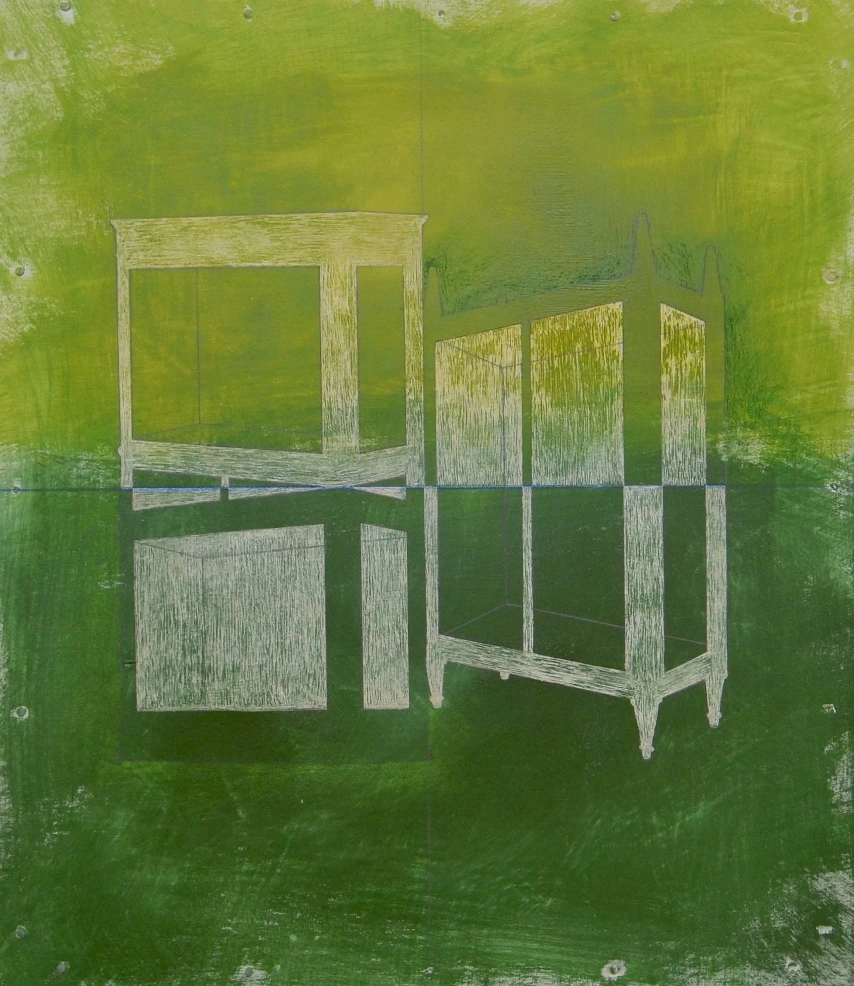 Two Vitrines on Green.JPG