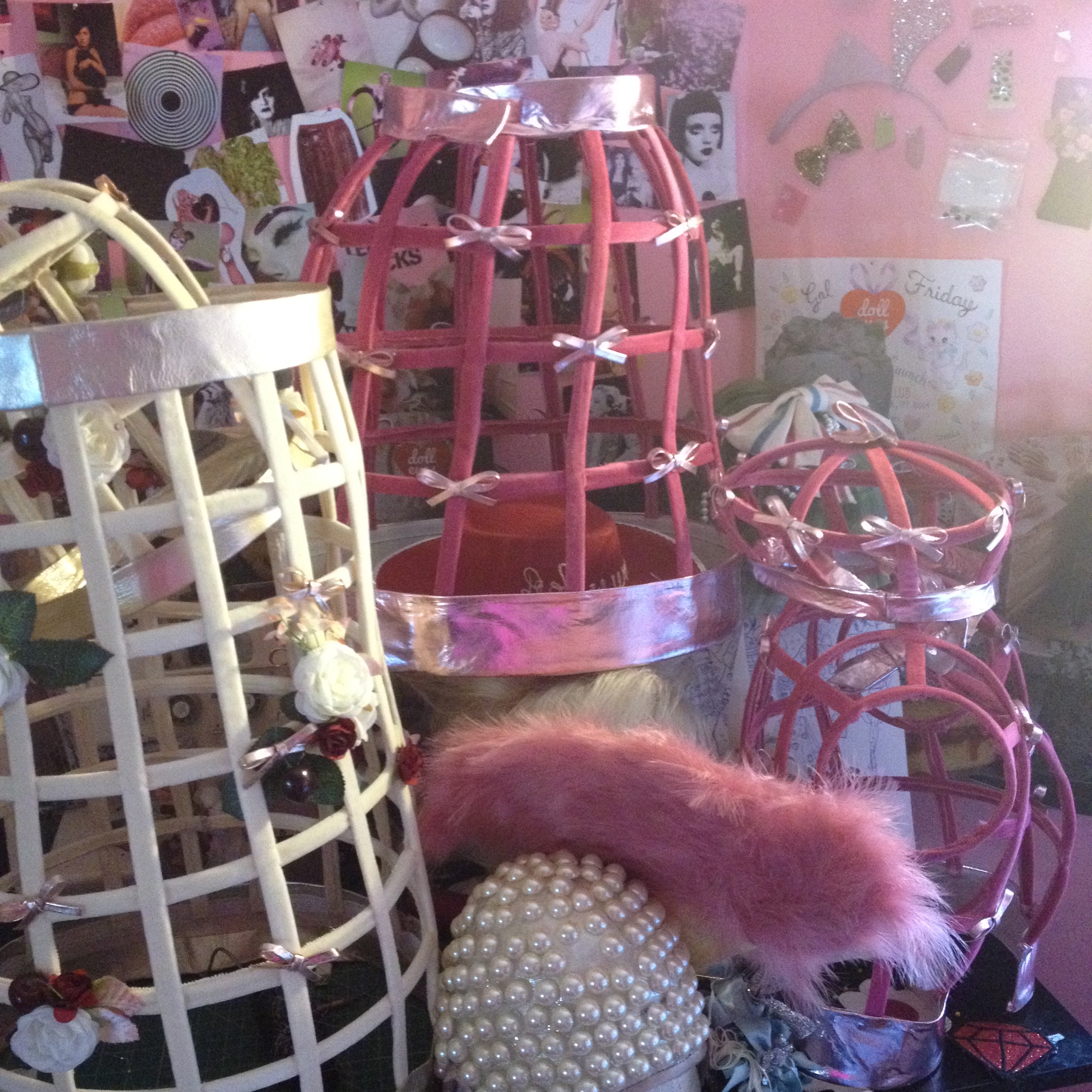 2014 Doll Eyes collaboration with Elena Kanagy-Loux various works in progress