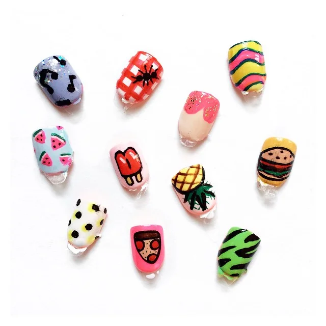 2015 Handpainted Nail Art Designs