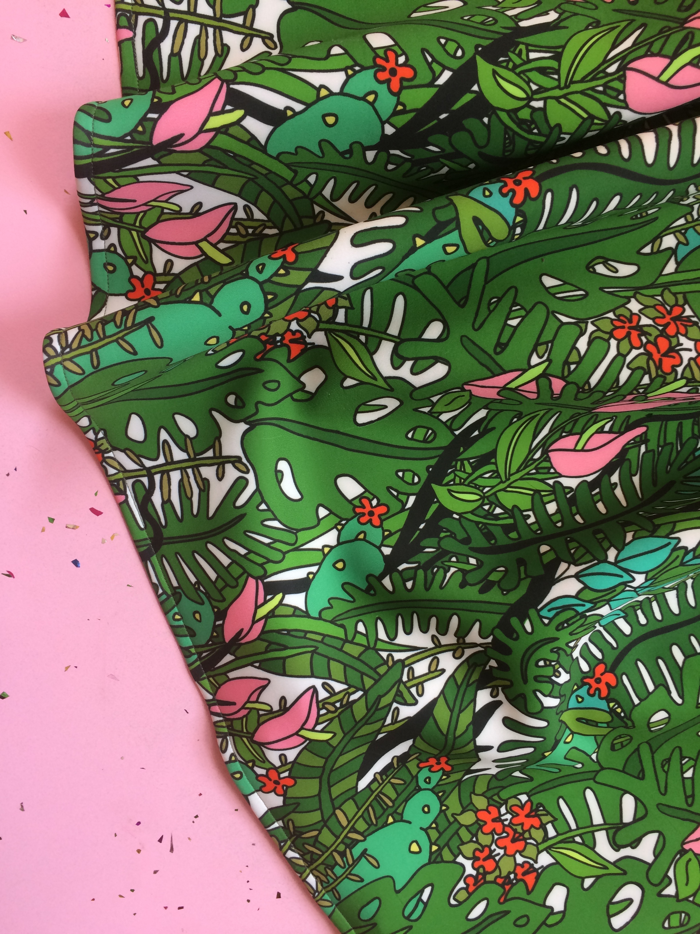 2017 Tropical Textile Design on Neoprene