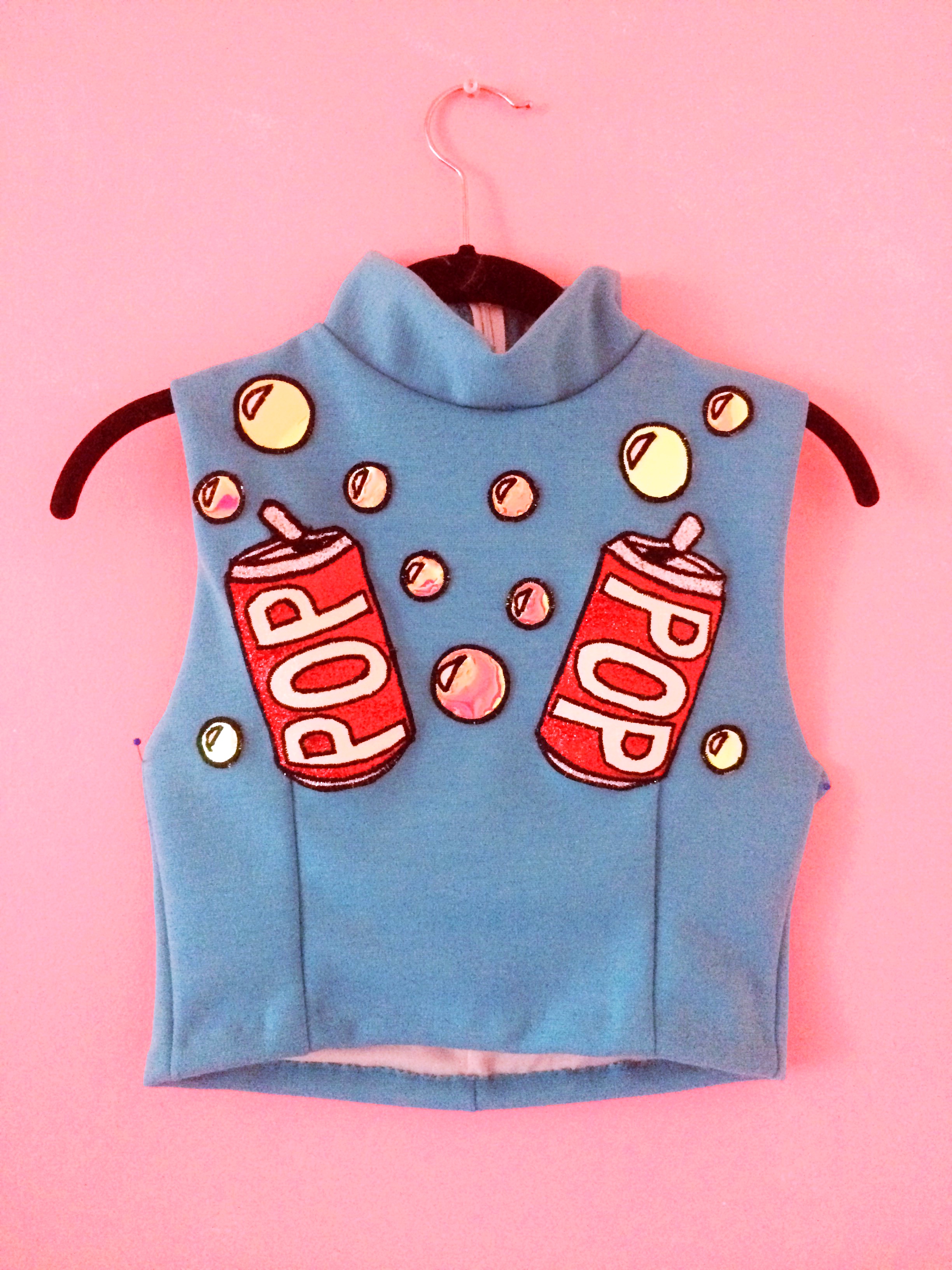 2016 Soda Pop Crop Top created for Coatie Pop