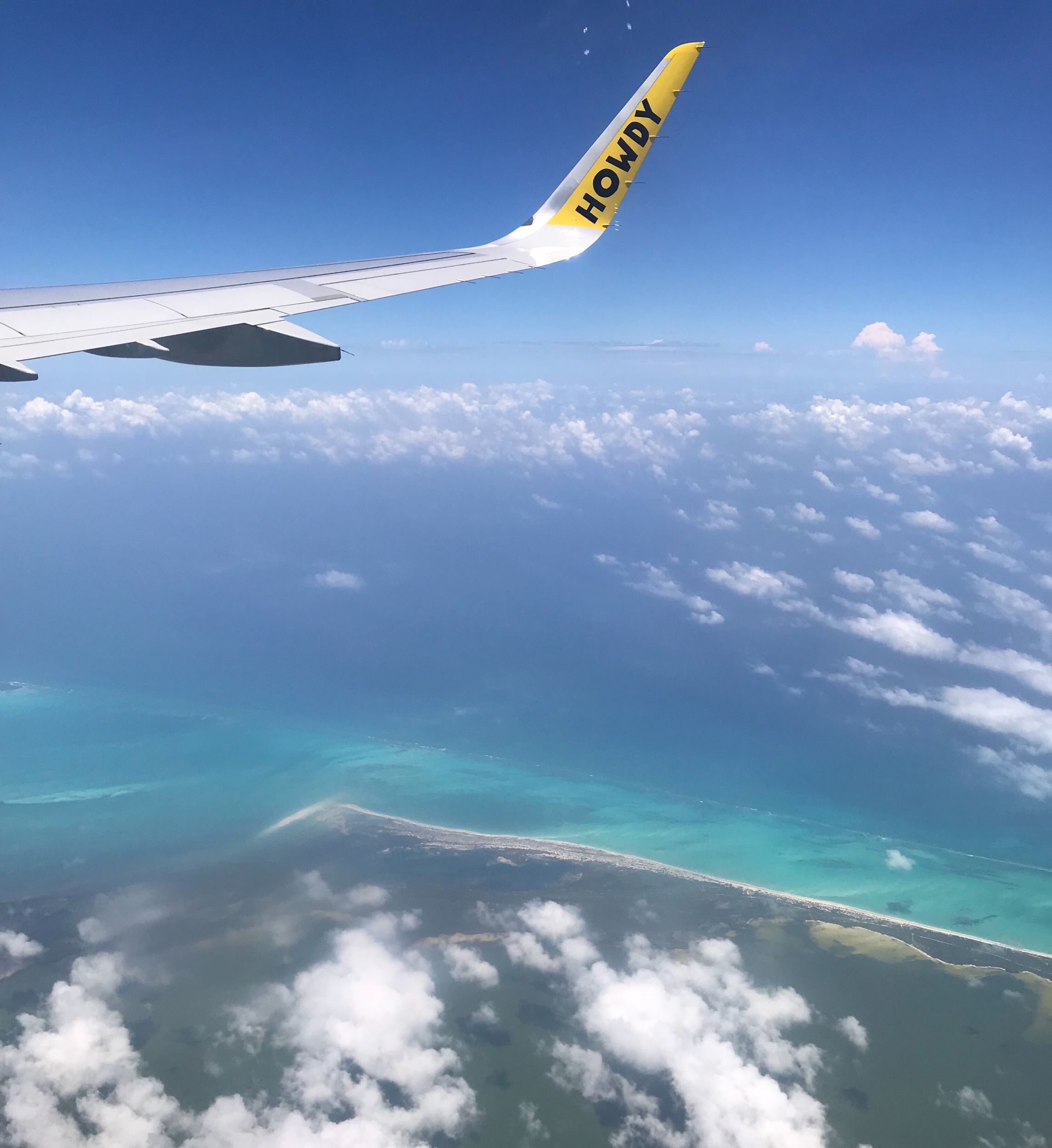 Somewhere over Quintana Roo