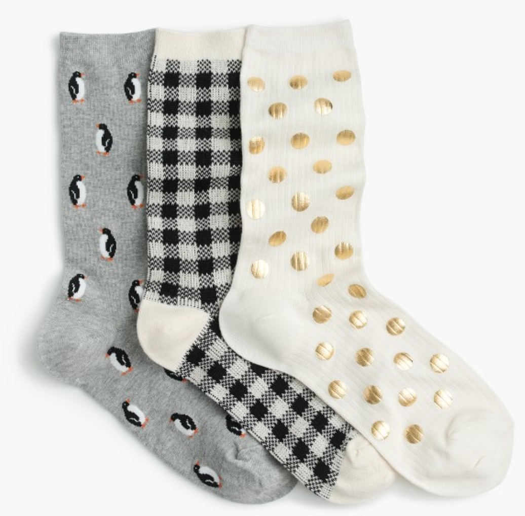 Three Sock Set $38 CAD