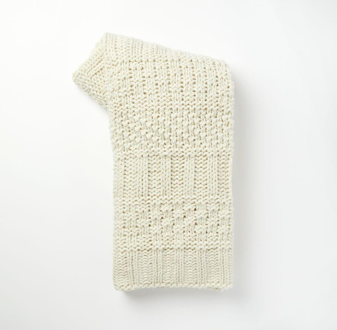 Knitted Throw $66 CAD