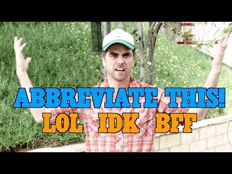 Redneck Abbreviations!