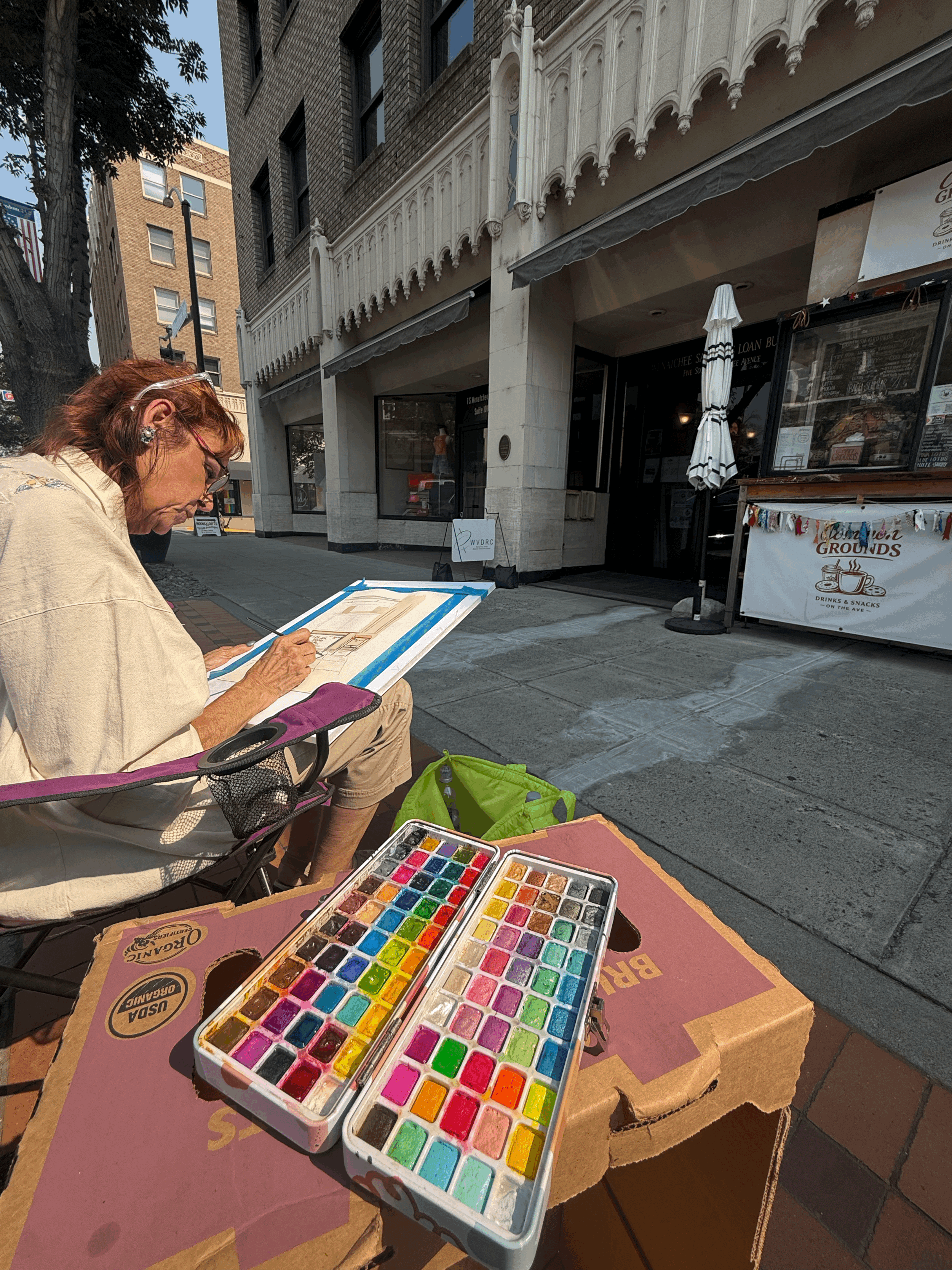  Terri Timpe decided on a storefront on the avenue.  
