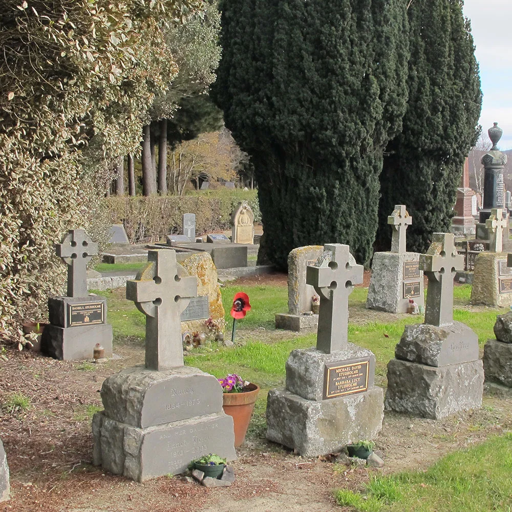 Explore the old cemetery