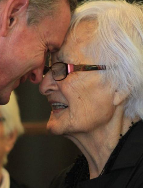 Anne Te Maiharoa-Dodds with Gary Kircher. Credit: Otago Daily Times.