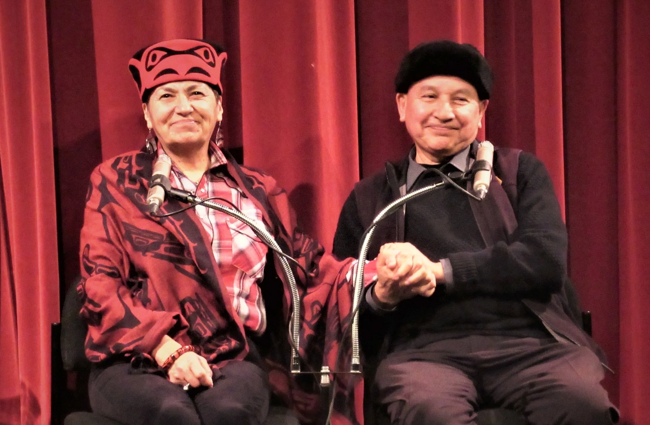 Photo by Heather Tufts - Joan Phillip & Grand Chief Stewart Phillip - November 26 2016.jpeg