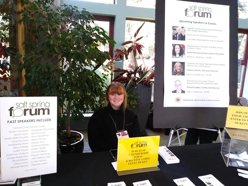 Forum youth volunteer Tyger Stafford.
