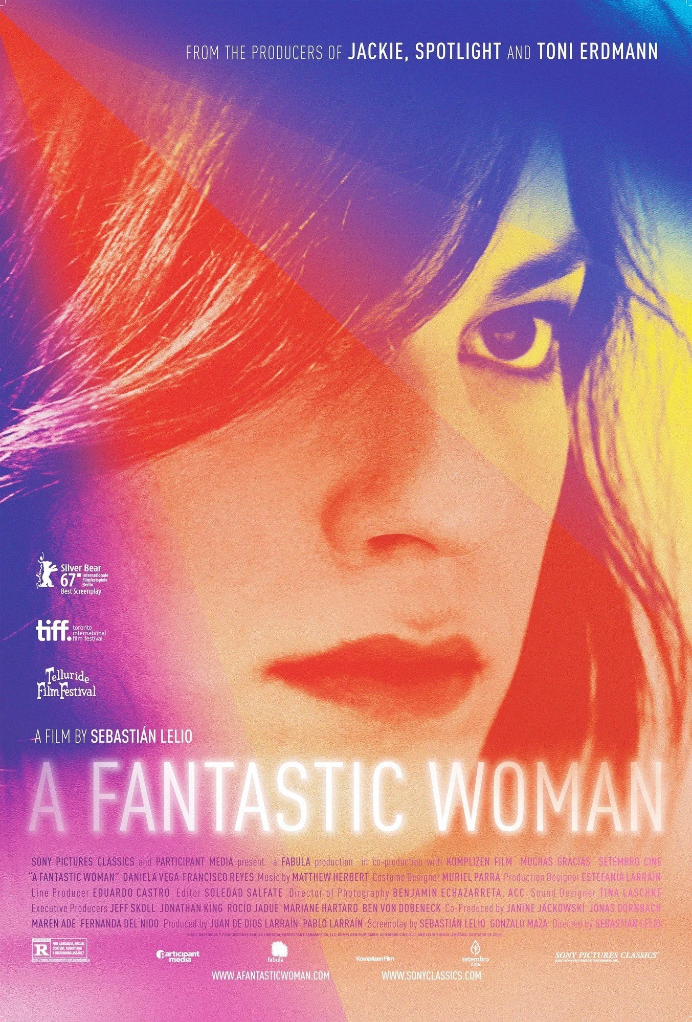 A Fantastic Woman Somewhere in Santiago at a dimly-lit nightclub, Orlando, the kindly and well-off owner of a textile company, locks eyes with Marina, a hopeful singer and the roughly half-his-age love of his life. But, unfortunately… Read More