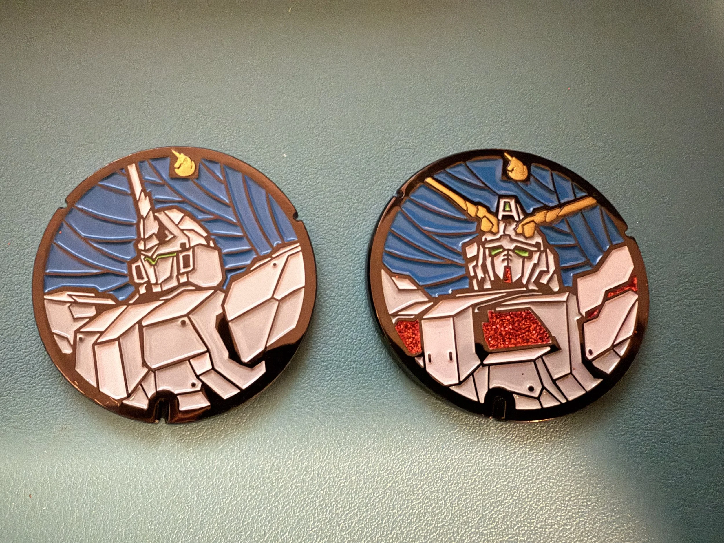 RX-0 UC Manhole Challenge Coin
