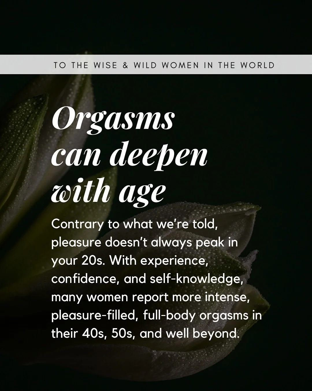 So many myths about our experience of pleasure exist in the world. And when we believe them (because we haven&rsquo;t learned or experienced otherwise), they can negatively impact how we live (or don&rsquo;t live) bliss and pleasure states. 

When I 