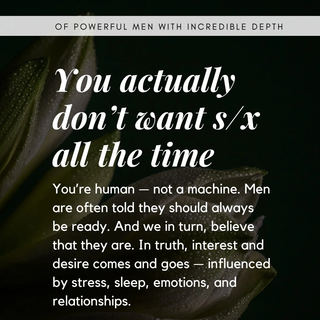 Contrary to popular belief, men and women are more alike than different when it comes to pleasure. 

So many myths about our experience of desire exist in the world. And when we believe them, because we haven&rsquo;t learned or experienced otherwise.