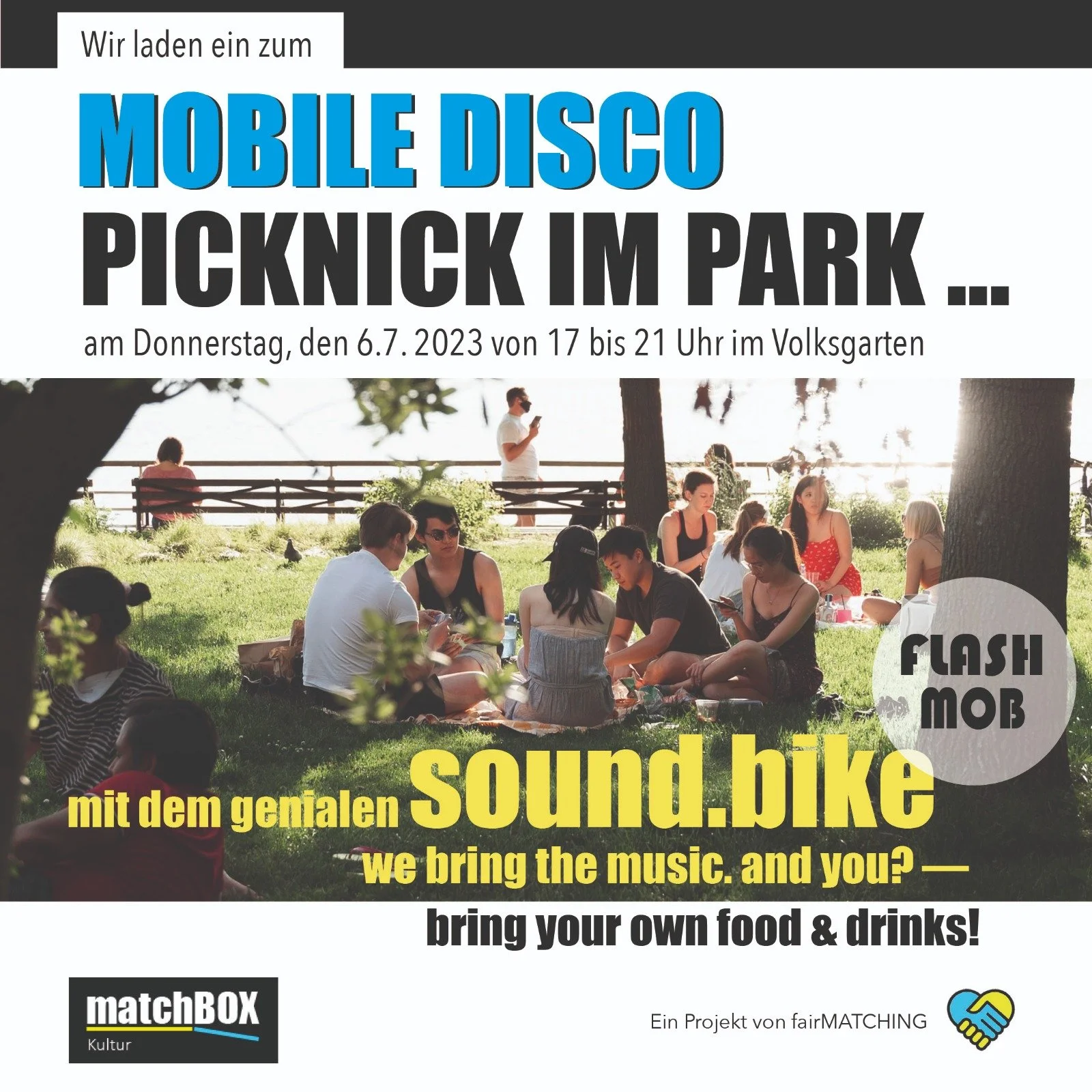fairMATCHING Mobile Disco - Picknick im Park
