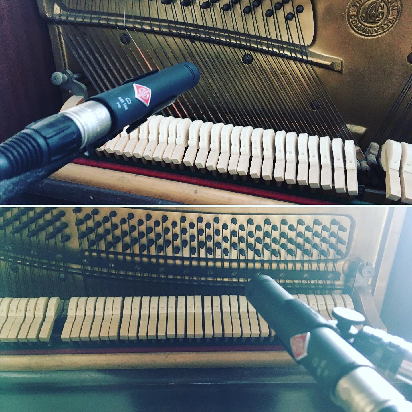 Great times recording my old piano for the amazing Shammi Pithia. This is the piano I grew up playing - still sounds amazing. #remoterecording #piano
