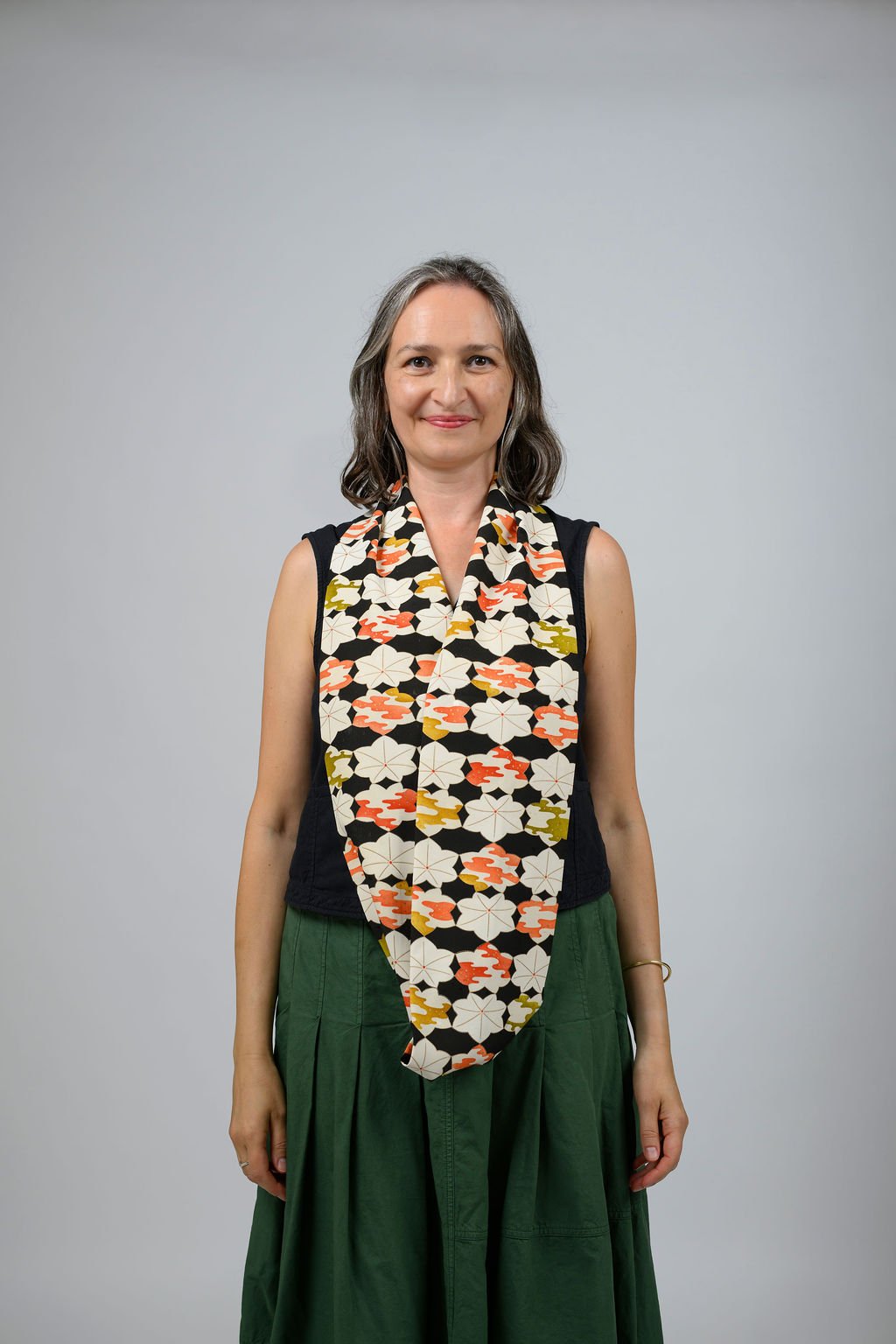 Romor Designs kimono silk scarf - VS412 - single on model.jpg