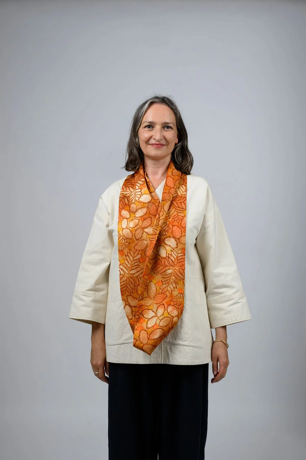 Romor Designs kimono silk scarf - VS417 - single on model.jpg