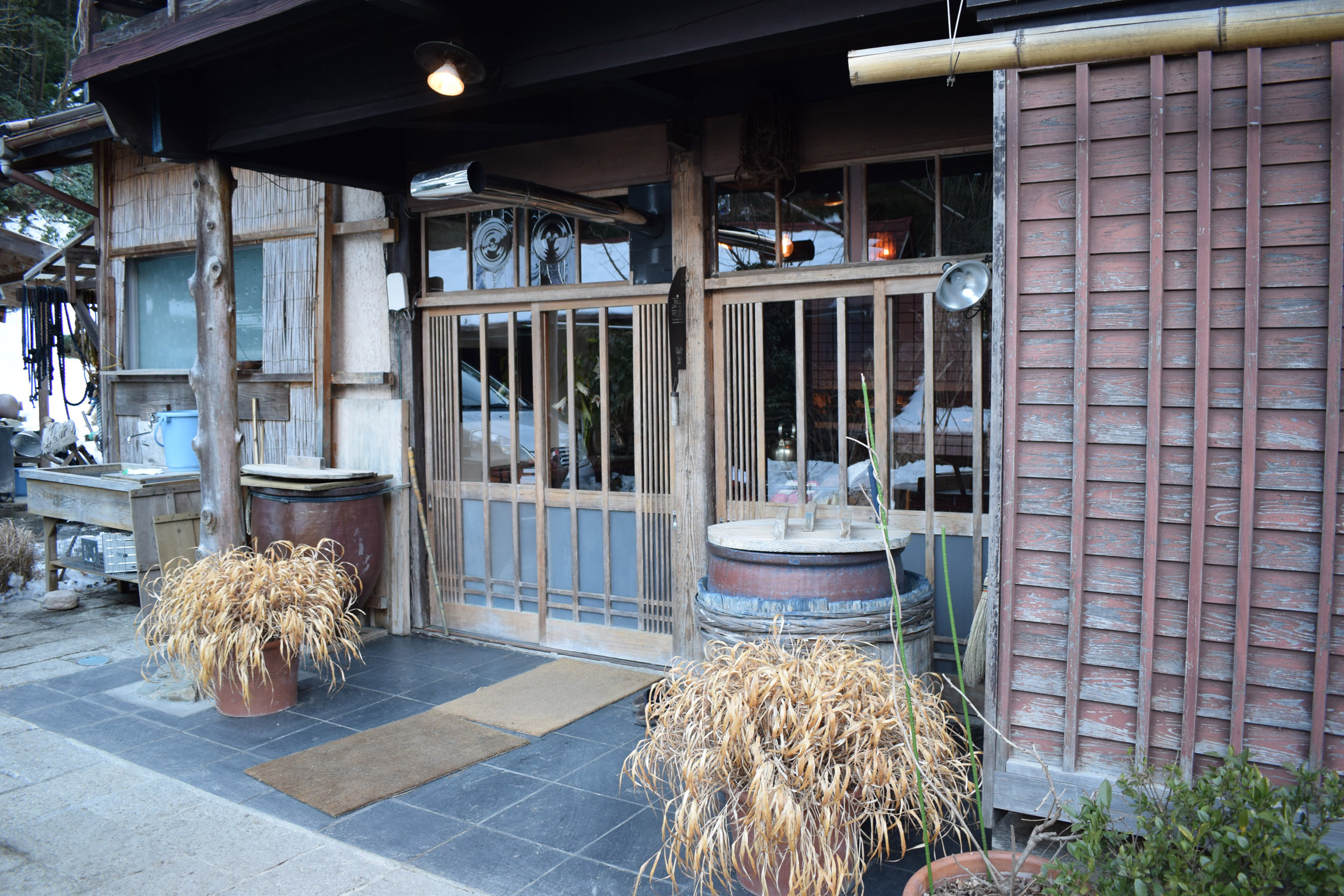 Fujino farmhouse with indigo vats